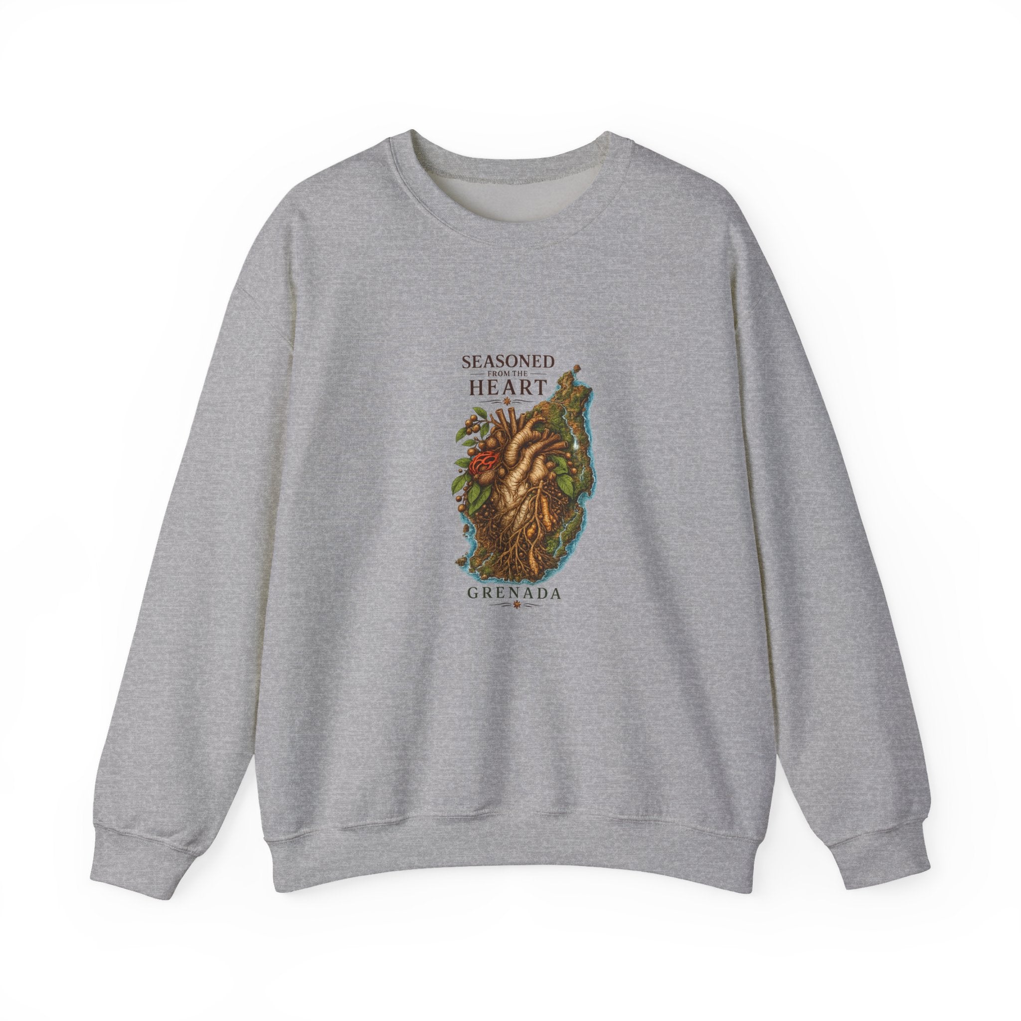 Seasoned from the Heart | Crewneck Sweatshirt | Grenada
