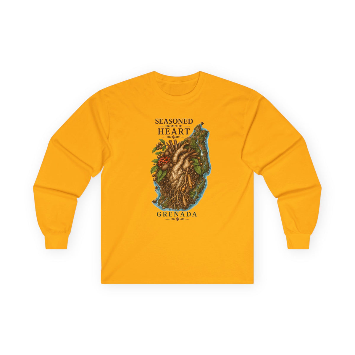 Seasoned from the Heart | Long-Sleeve Tee | Grenada