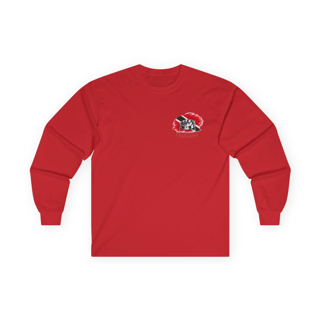 Trini to de Bone Dancing Skeleton | Long-Sleeve Tee | Trinidad