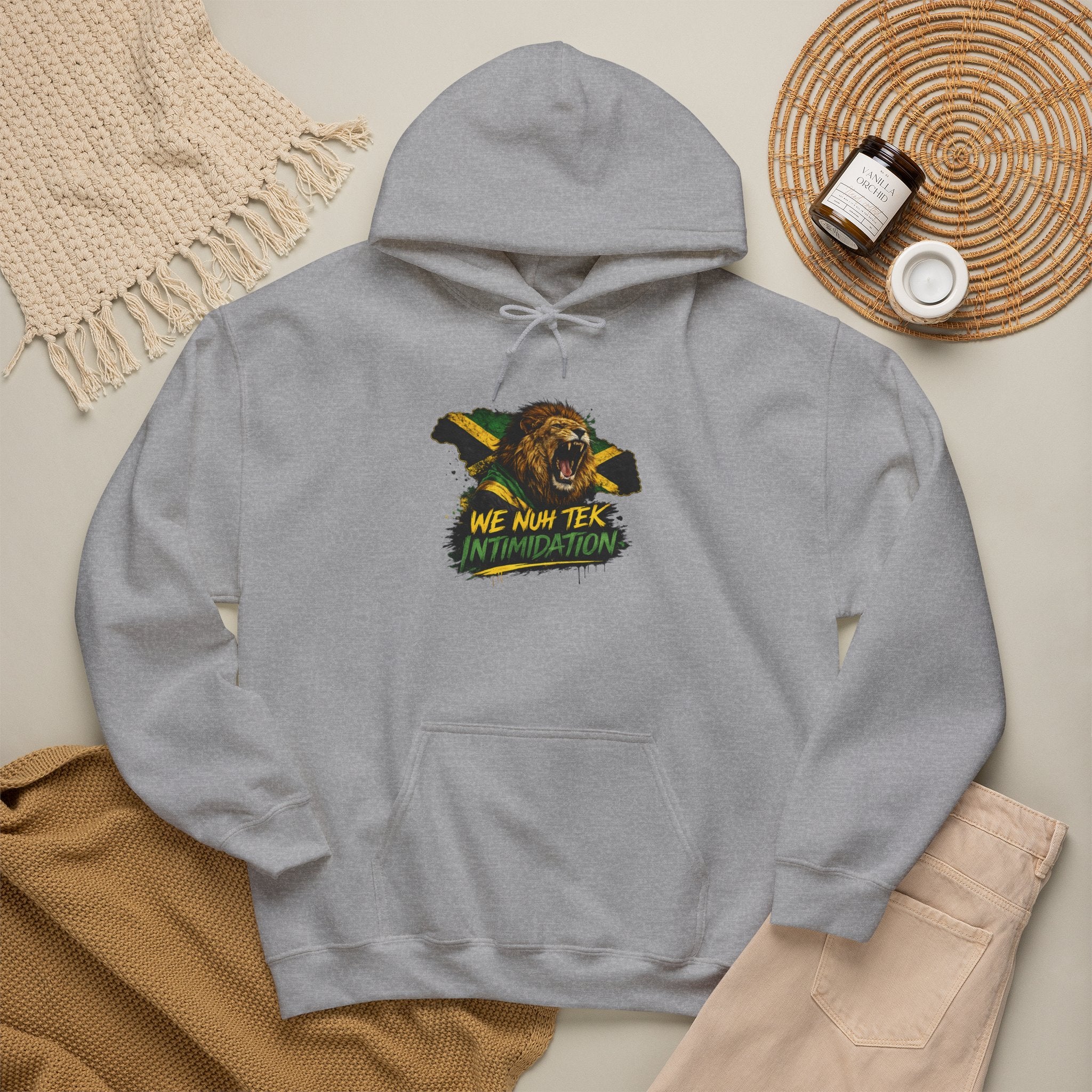 We Nuh Tek Intimidation | Heavyweight Hoodie | Jamaica