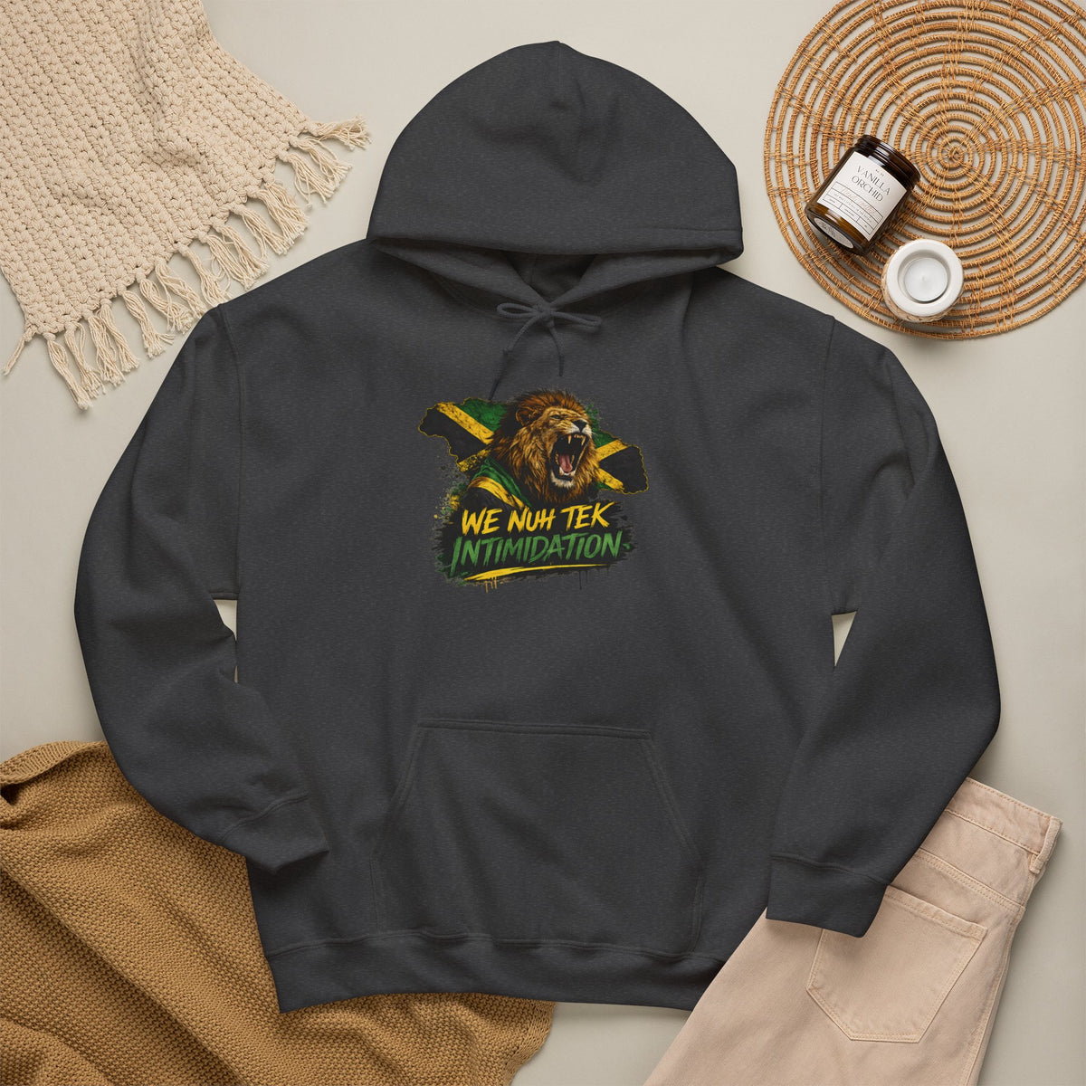 We Nuh Tek Intimidation | Heavyweight Hoodie | Jamaica
