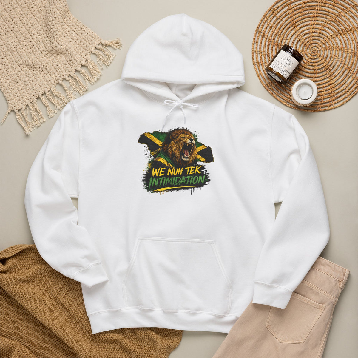 We Nuh Tek Intimidation | Heavyweight Hoodie | Jamaica
