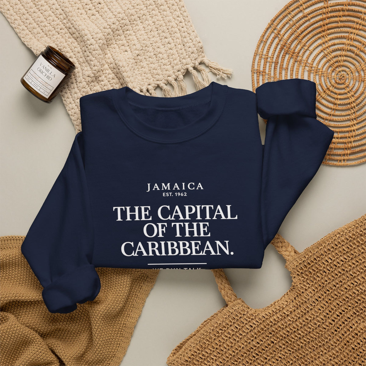 The Capital of the Caribbean | Crewneck Sweatshirt | Jamaica
