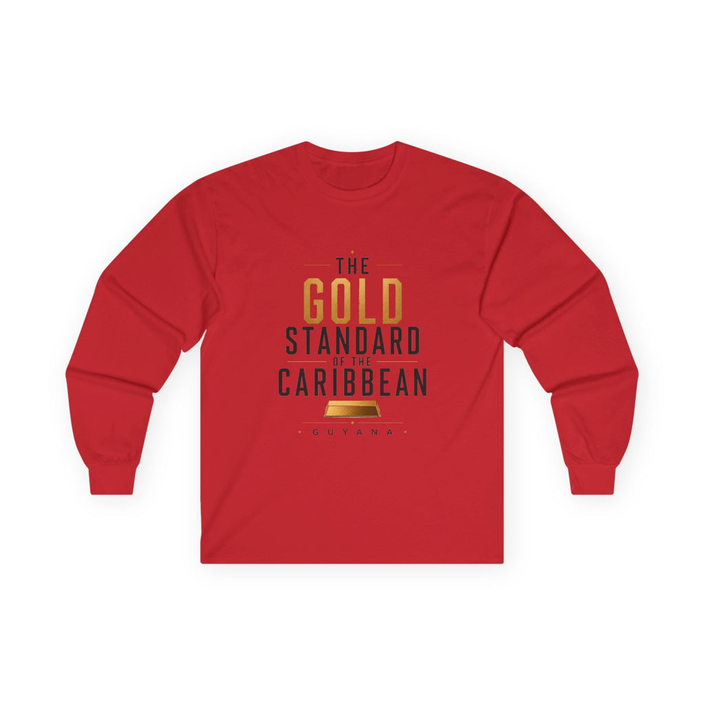 The Gold Standard of the Caribbean | Long-Sleeve Tee | Guyana