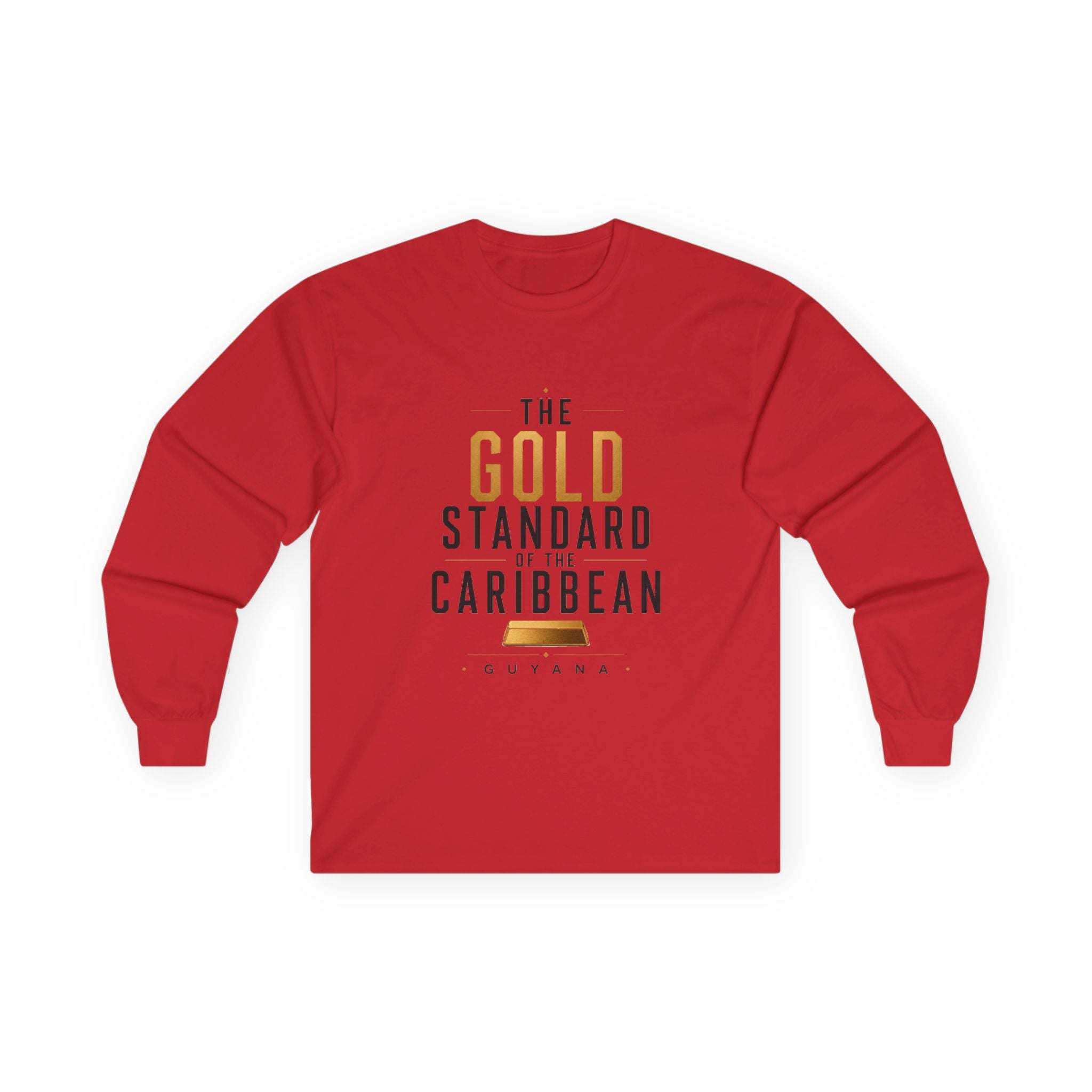 The Gold Standard of the Caribbean | Long-Sleeve Tee | Guyana