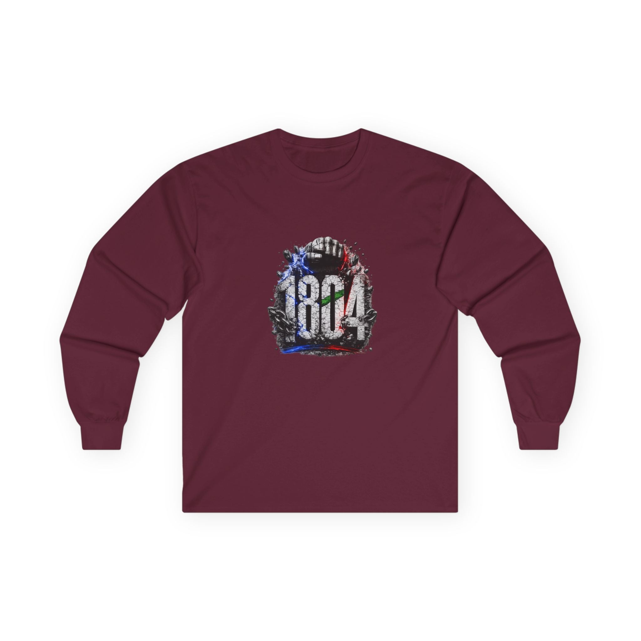 1804 & Fist - Independence | Long-Sleeve Tee | Haiti