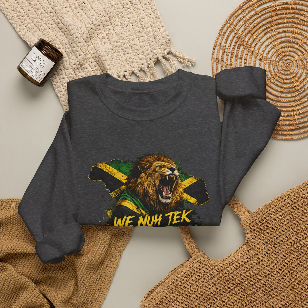 We Nuh Tek Intimidation | Crewneck Sweatshirt | Jamaica