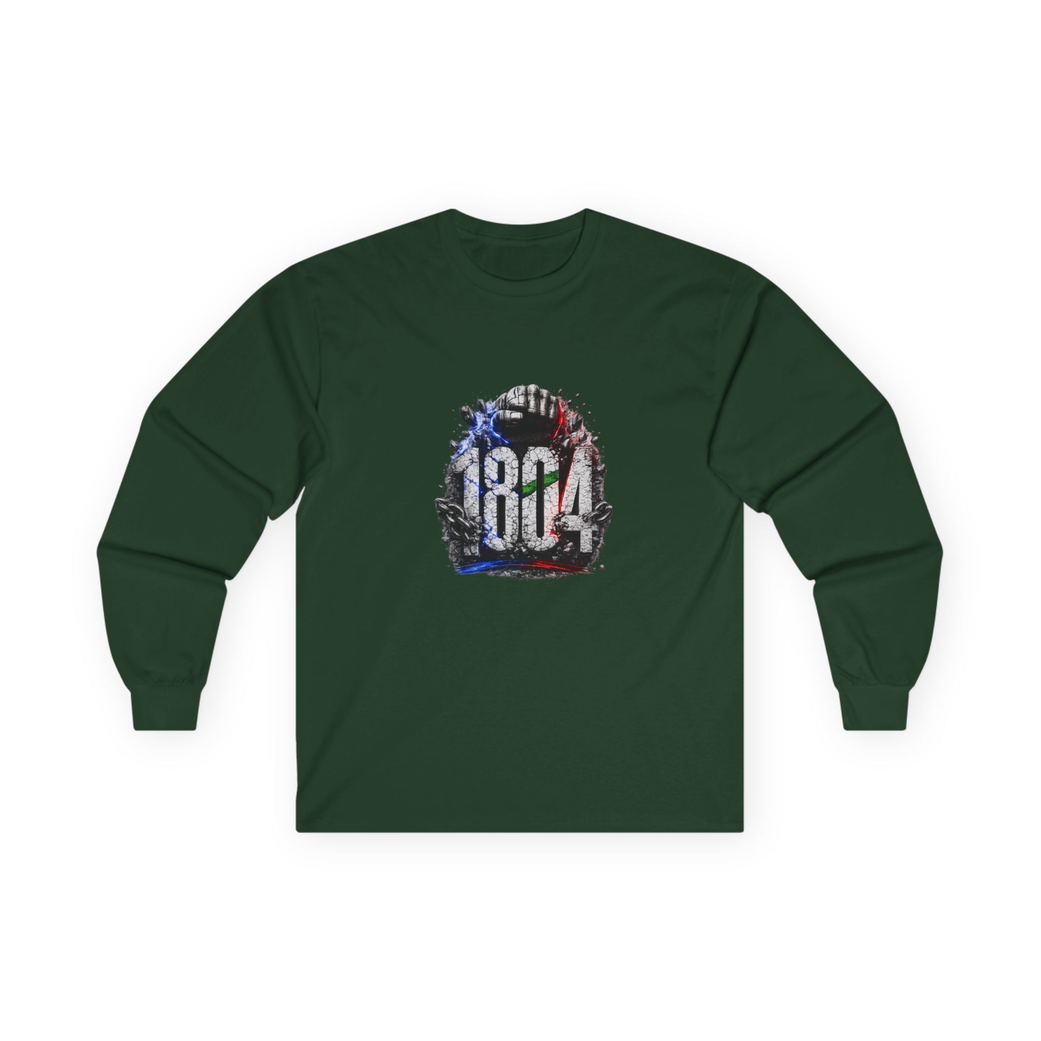 1804 & Fist - Independence | Long-Sleeve Tee | Haiti