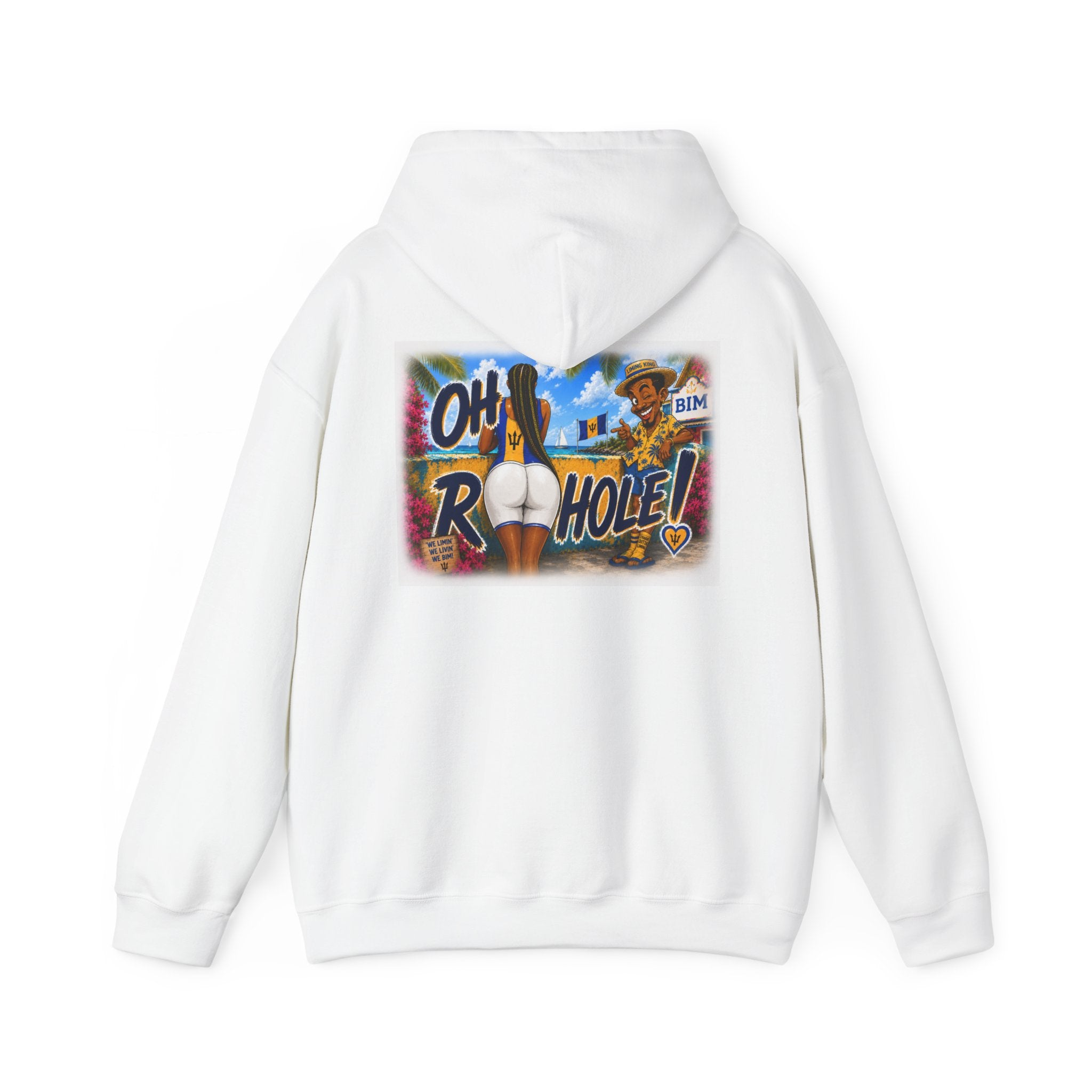 "Oh R...Hole!" | Heavyweight Hoodie | Barbados