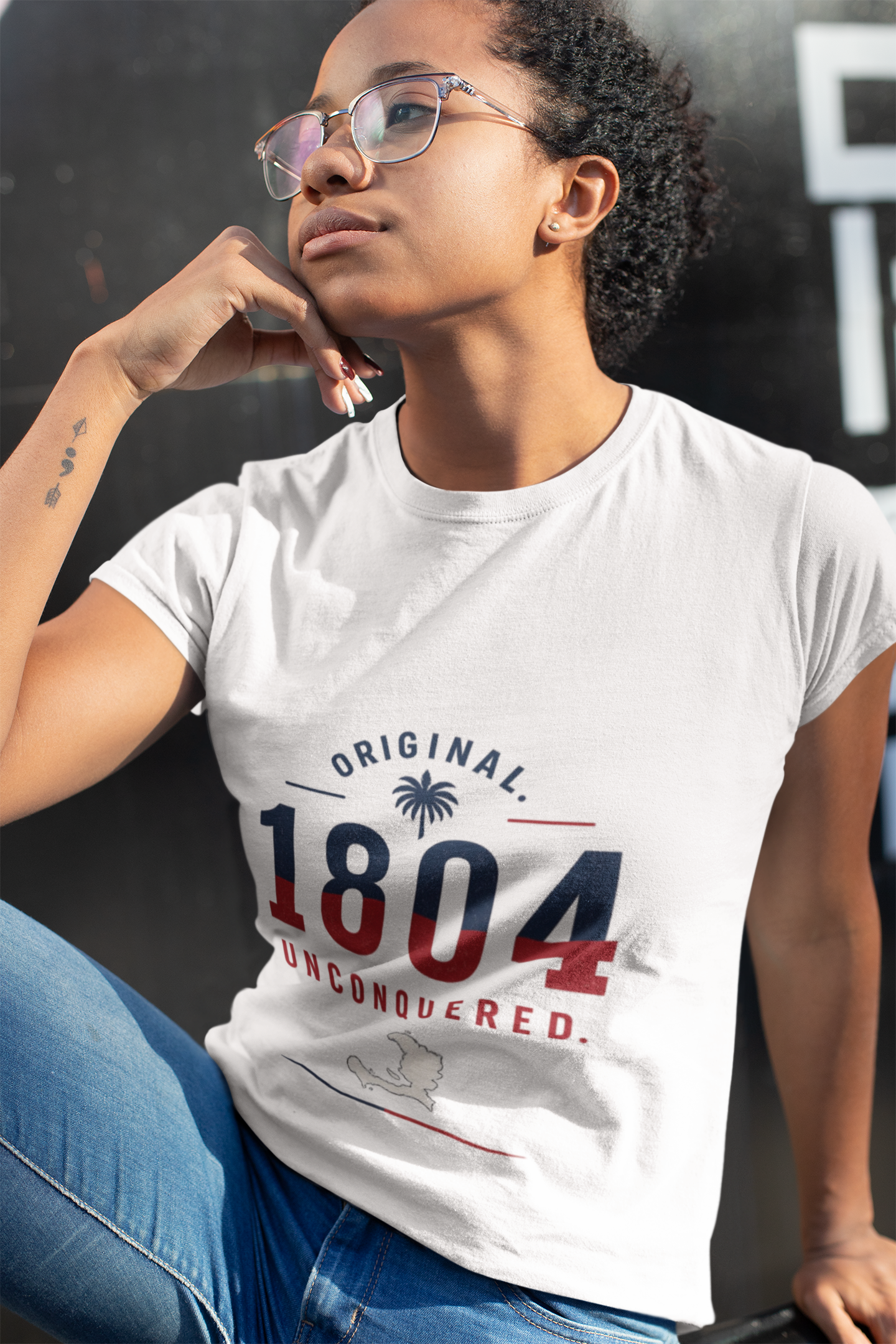 1804 Unconquered - Independence | Premium Tee | Haiti
