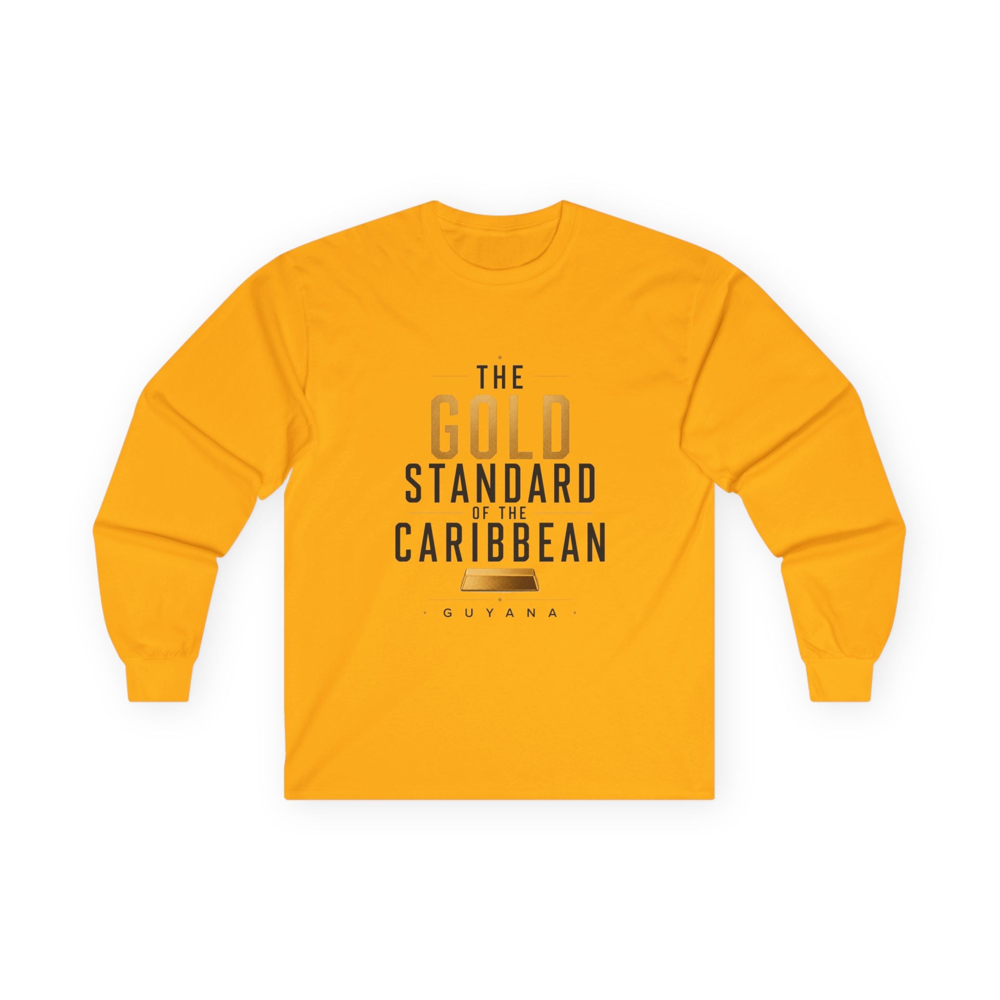 The Gold Standard of the Caribbean | Long-Sleeve Tee | Guyana