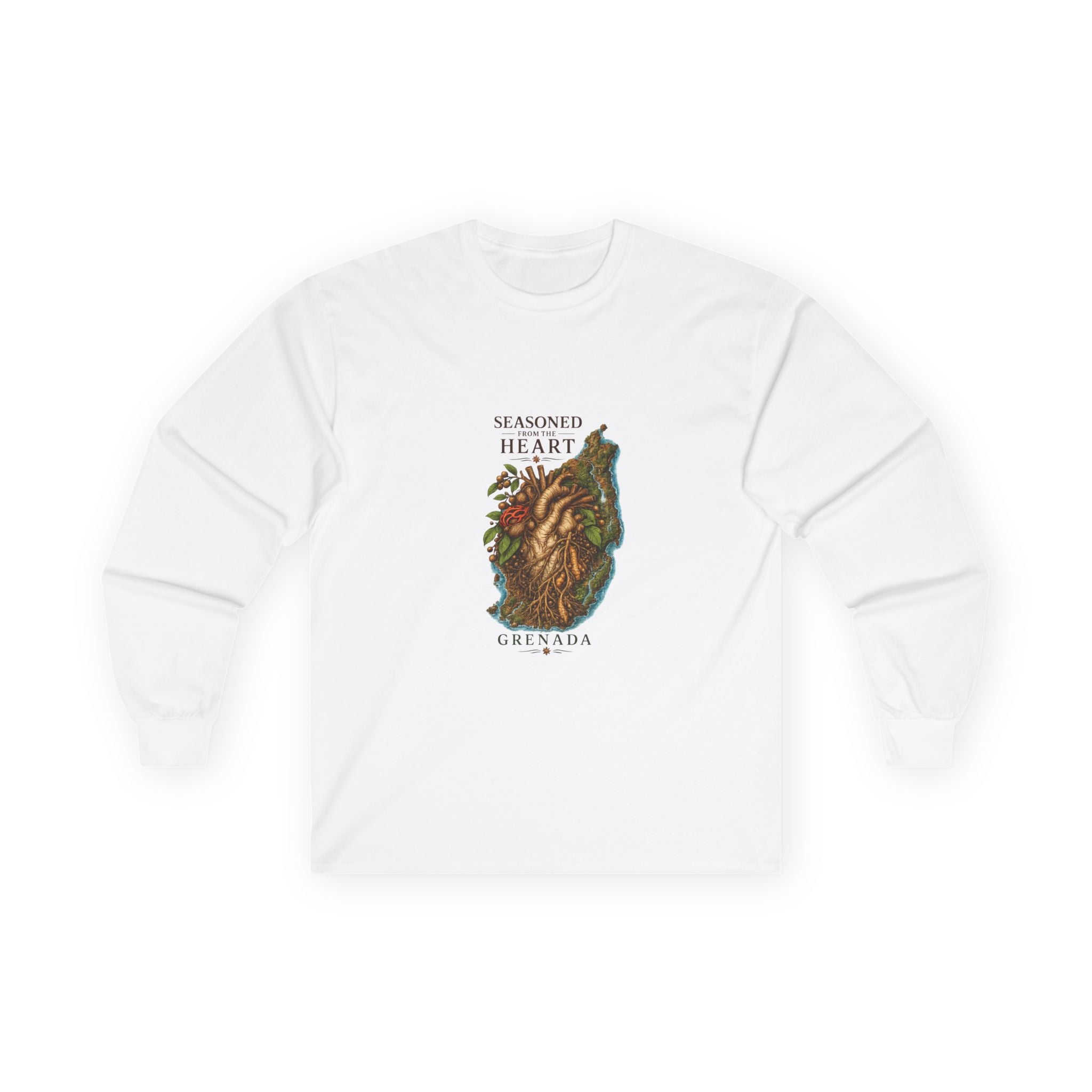 Seasoned from the Heart | Long-Sleeve Tee | Grenada