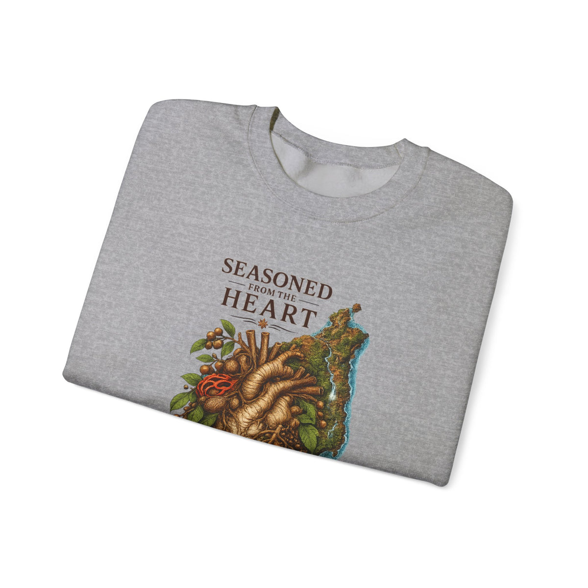 Seasoned from the Heart | Crewneck Sweatshirt | Grenada