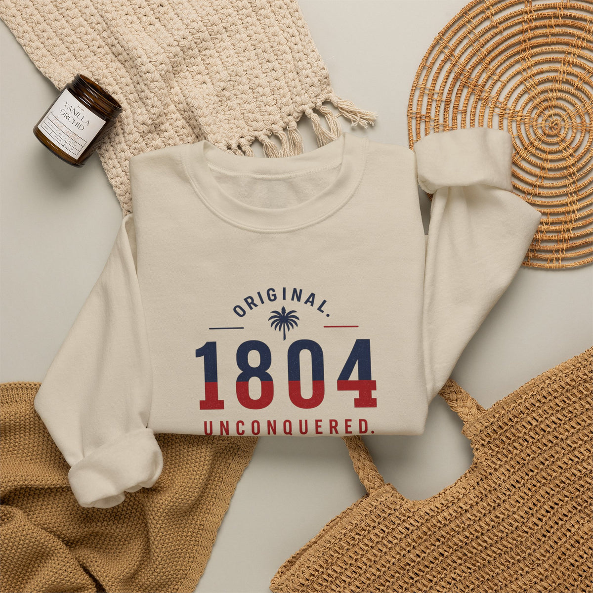 1804 Unconquered - Independence | Crewneck Sweatshirt | Haiti
