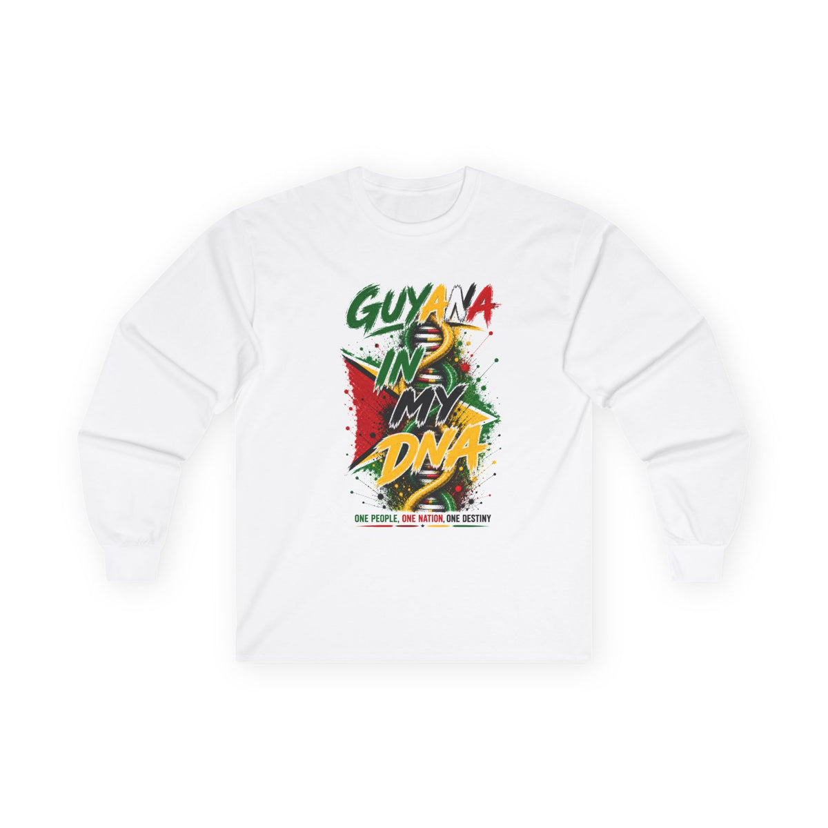 Guyana In My DNA | Long-Sleeve Tee | Guyana