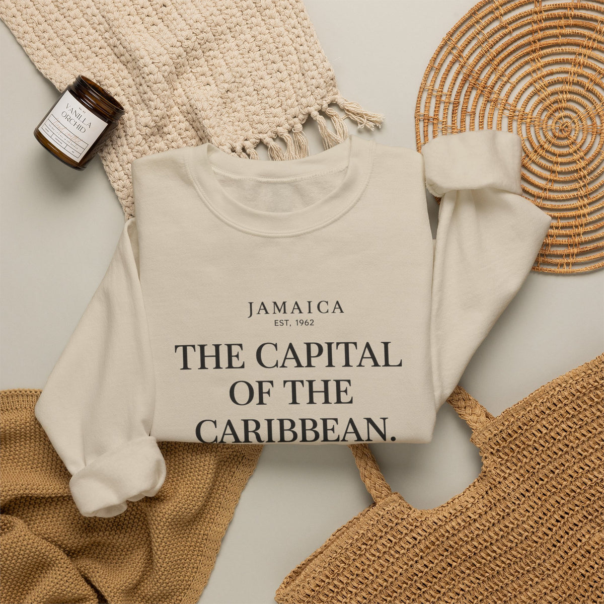 The Capital of the Caribbean - Argue With You | Crewneck Sweatshirt | Jamaica