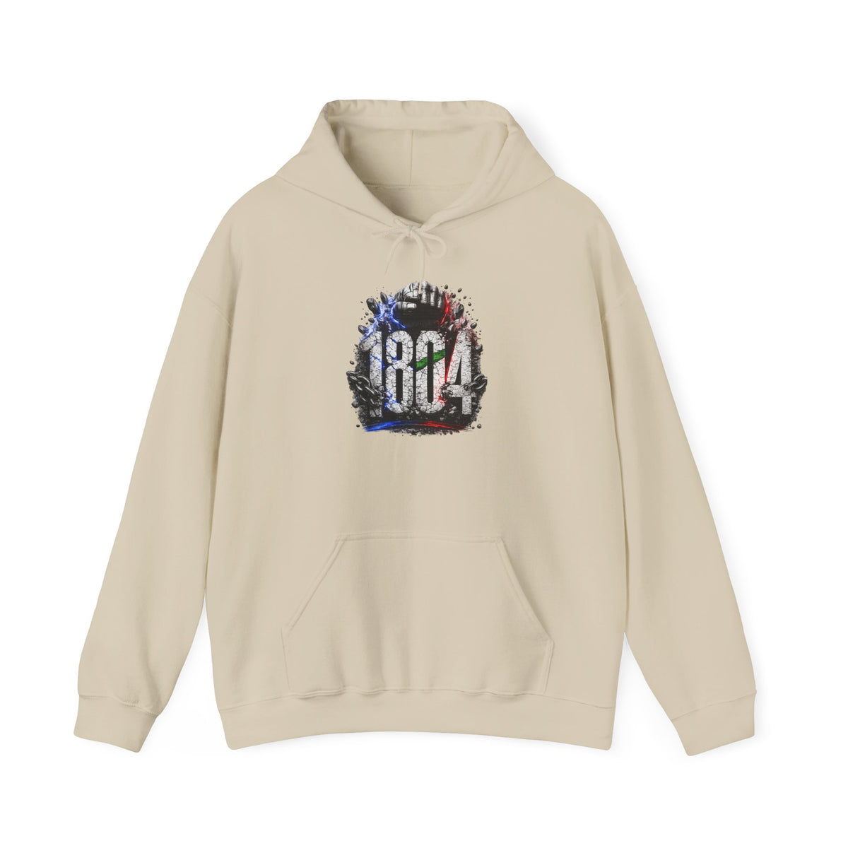 1804 & Fist - Independence | Heavyweight Hoodie | Haiti