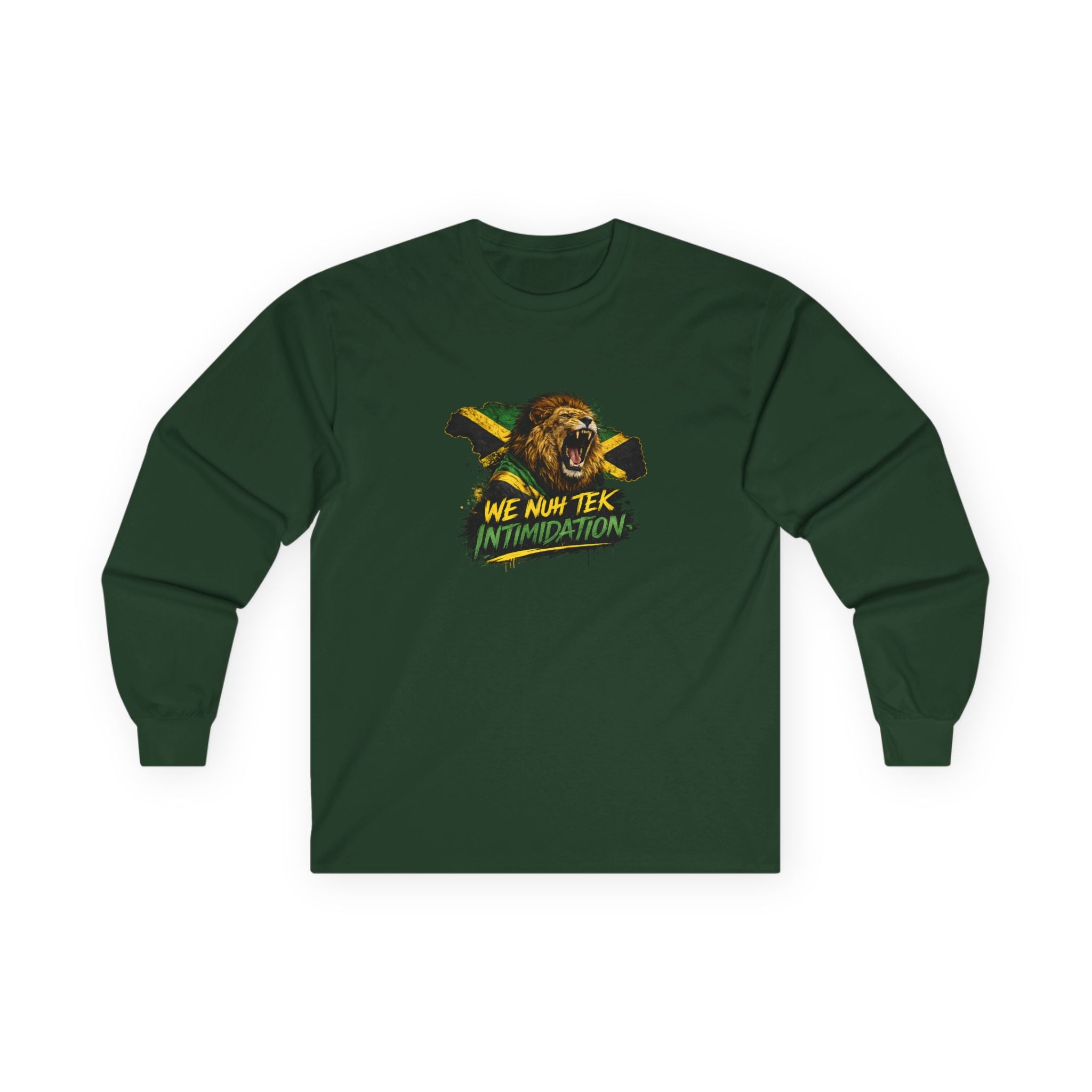 We Nuh Tek Intimidation | Long-Sleeve Tee | Jamaica