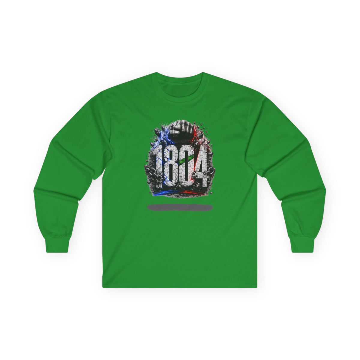 1804 & Fist - Independence | Long-Sleeve Tee | Haiti
