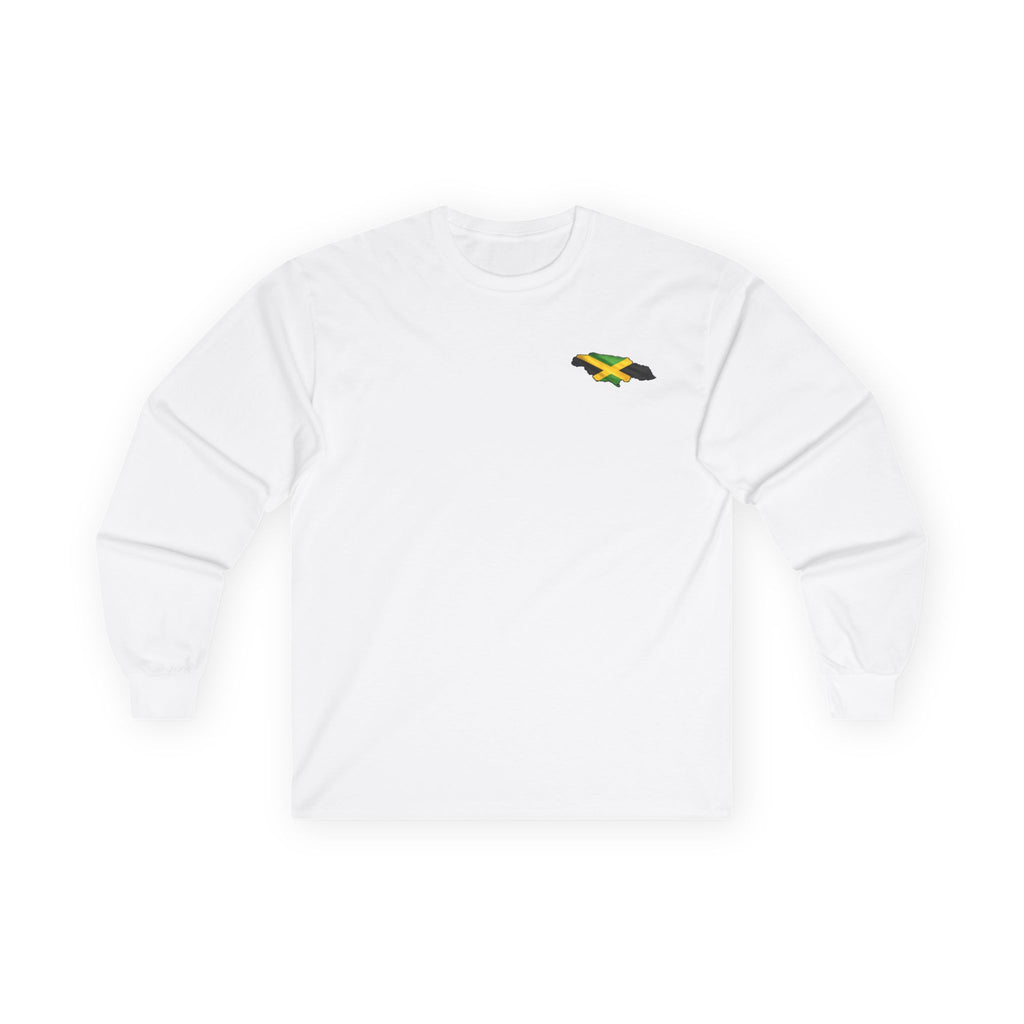 Rockstone A River Bottom - Jamaican Proverb | Long-Sleeve Tee | Jamaica
