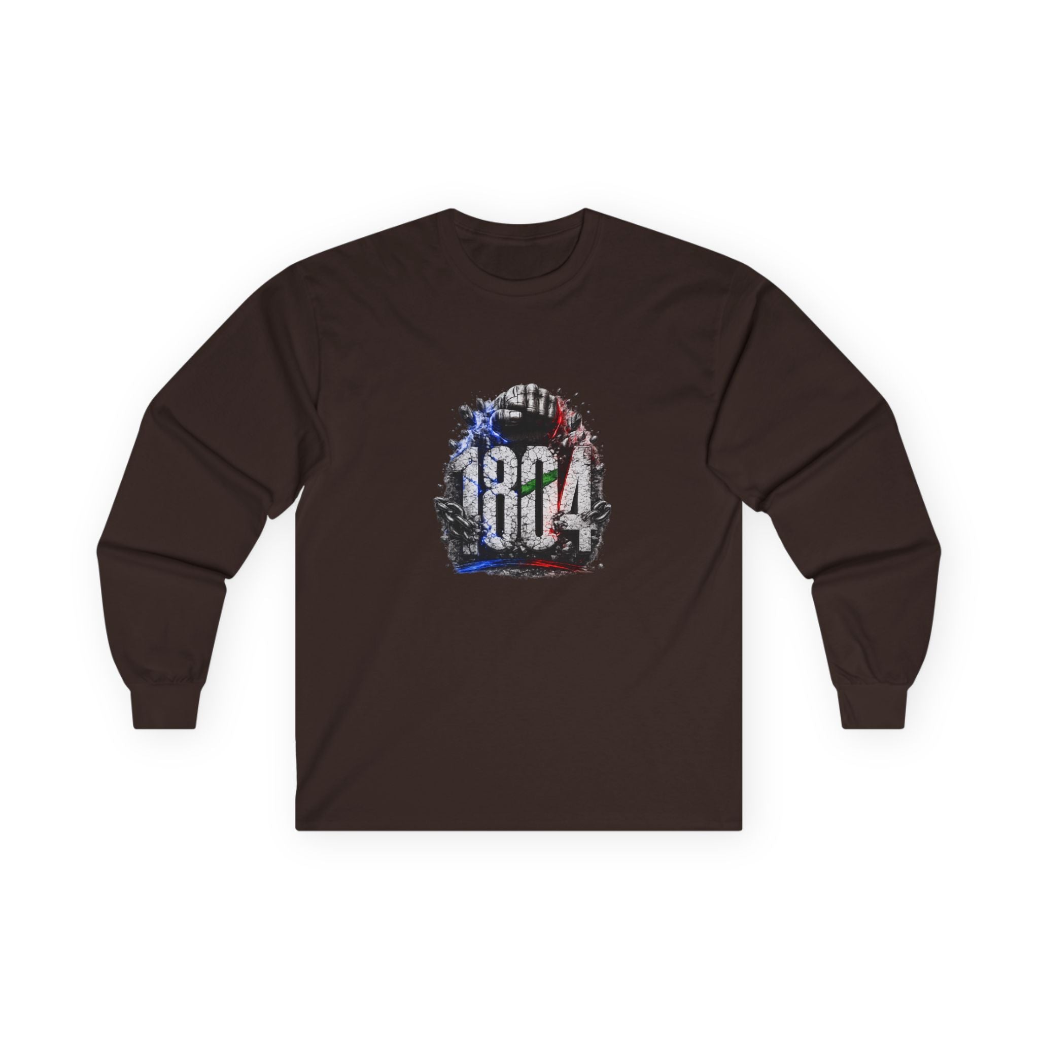 1804 & Fist - Independence | Long-Sleeve Tee | Haiti