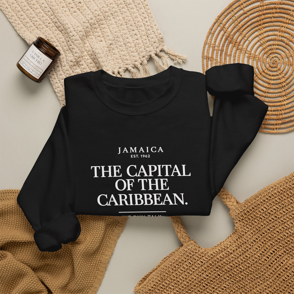 The Capital of the Caribbean | Crewneck Sweatshirt | Jamaica
