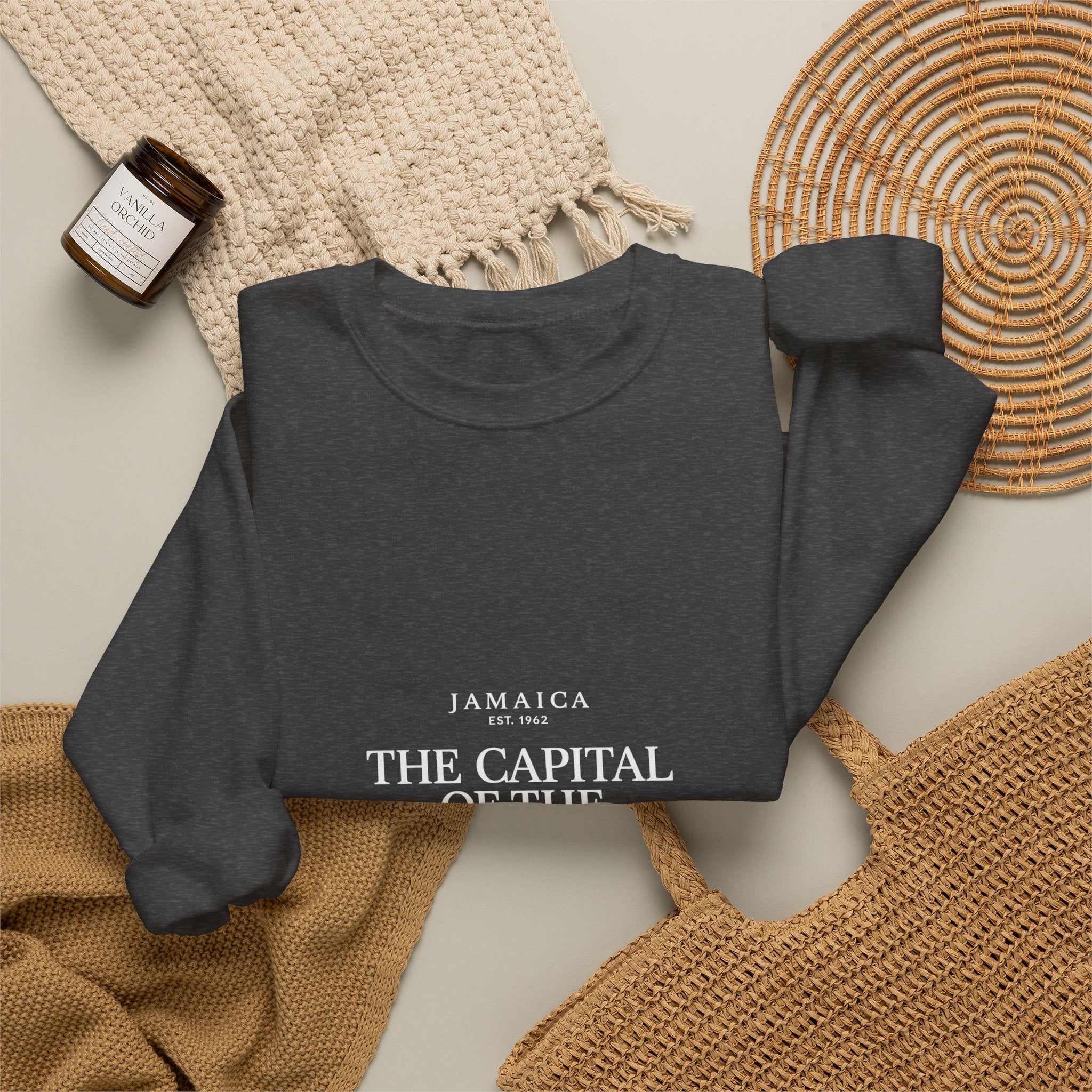 The Capital of the Caribbean | Crewneck Sweatshirt | Jamaica