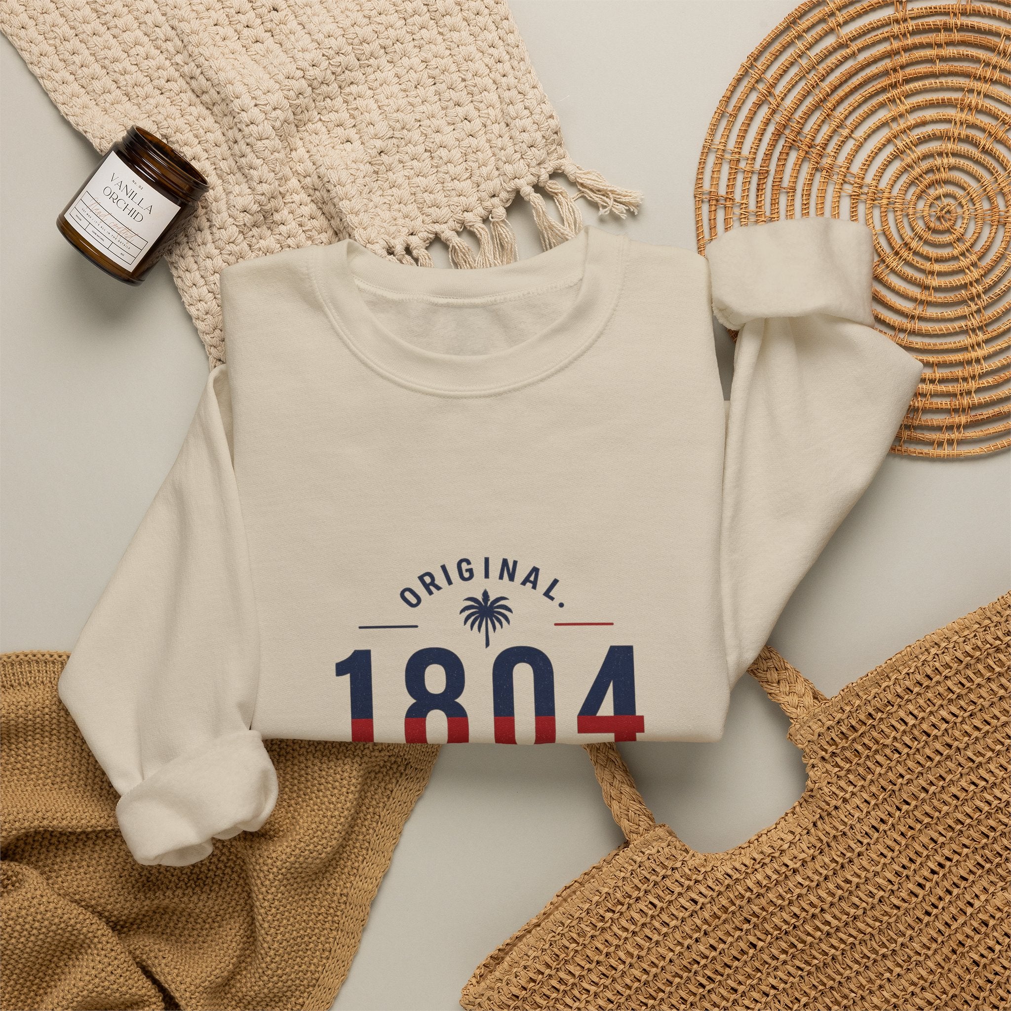 1804 Unconquered - Independence | Crewneck Sweatshirt | Haiti
