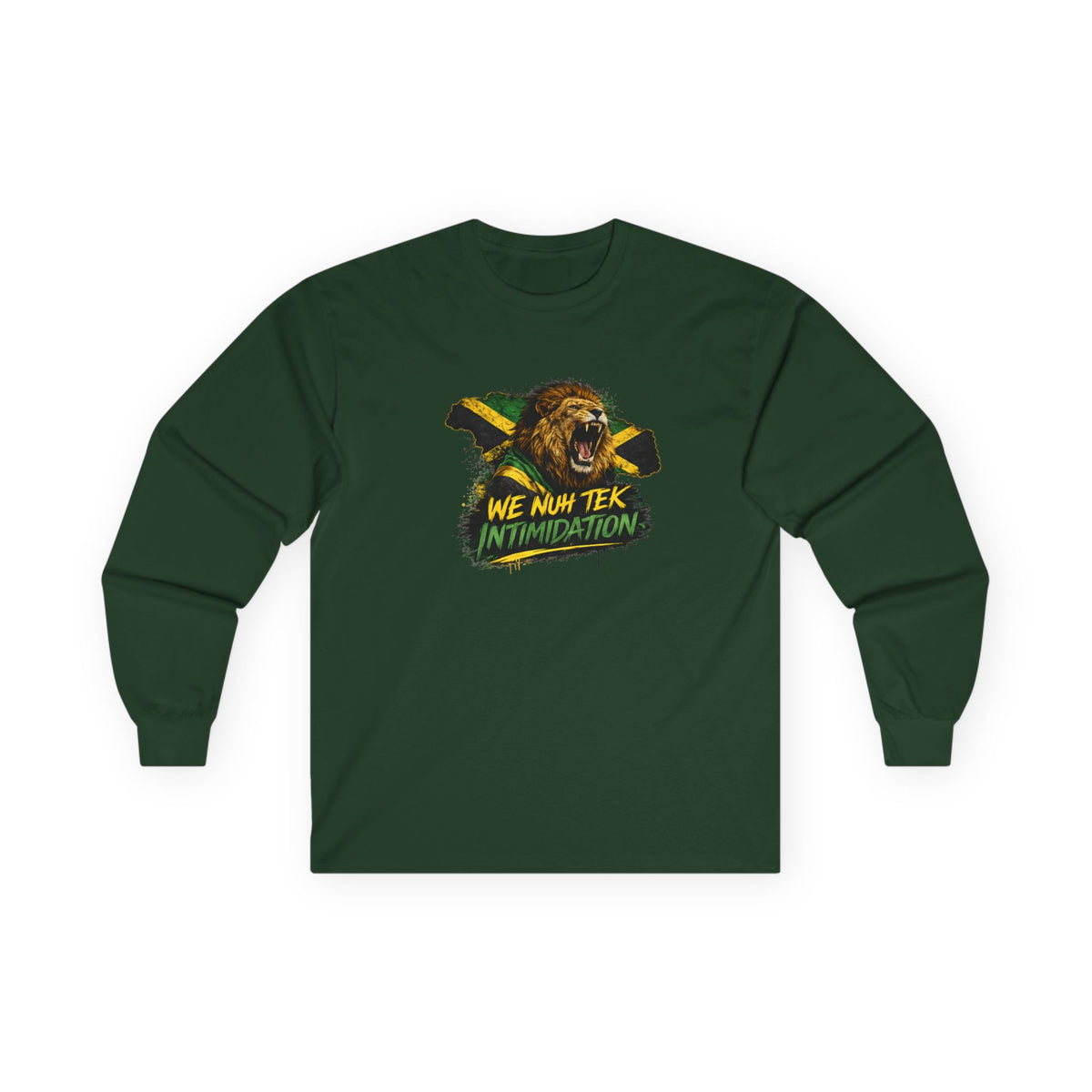 We Nuh Tek Intimidation | Long-Sleeve Tee | Jamaica