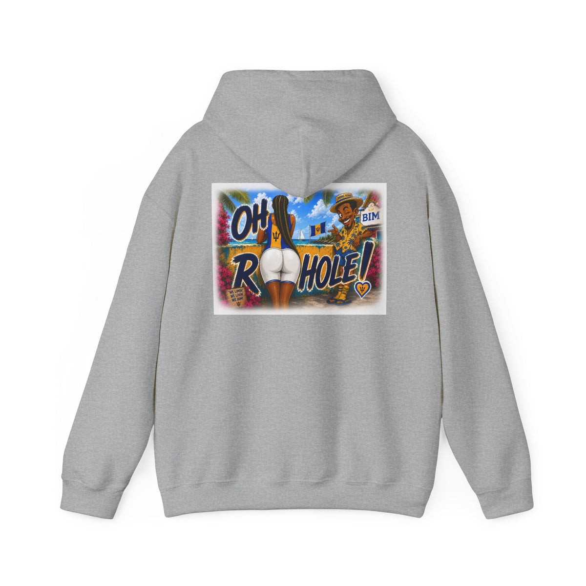 "Oh R...Hole!" | Heavyweight Hoodie | Barbados
