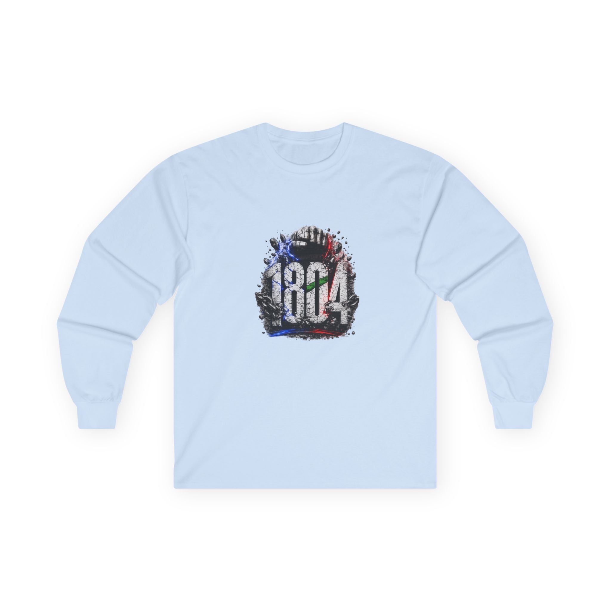 1804 & Fist - Independence | Long-Sleeve Tee | Haiti