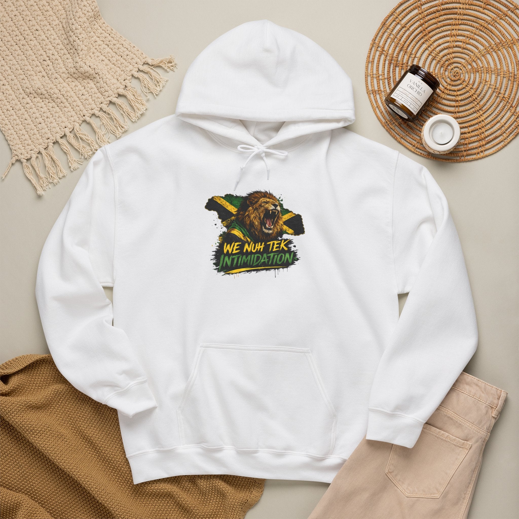 We Nuh Tek Intimidation | Heavyweight Hoodie | Jamaica