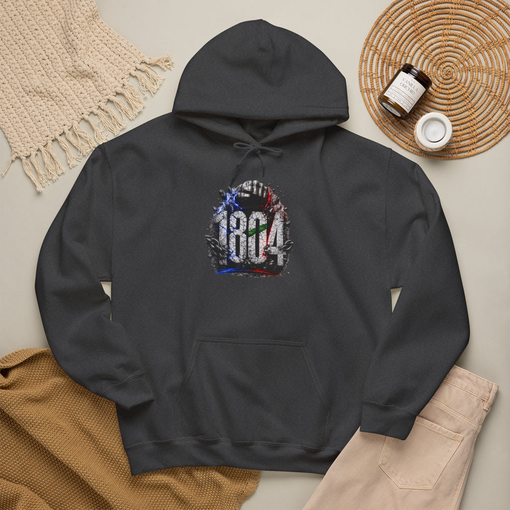1804 & Fist - Independence | Heavyweight Hoodie | Haiti