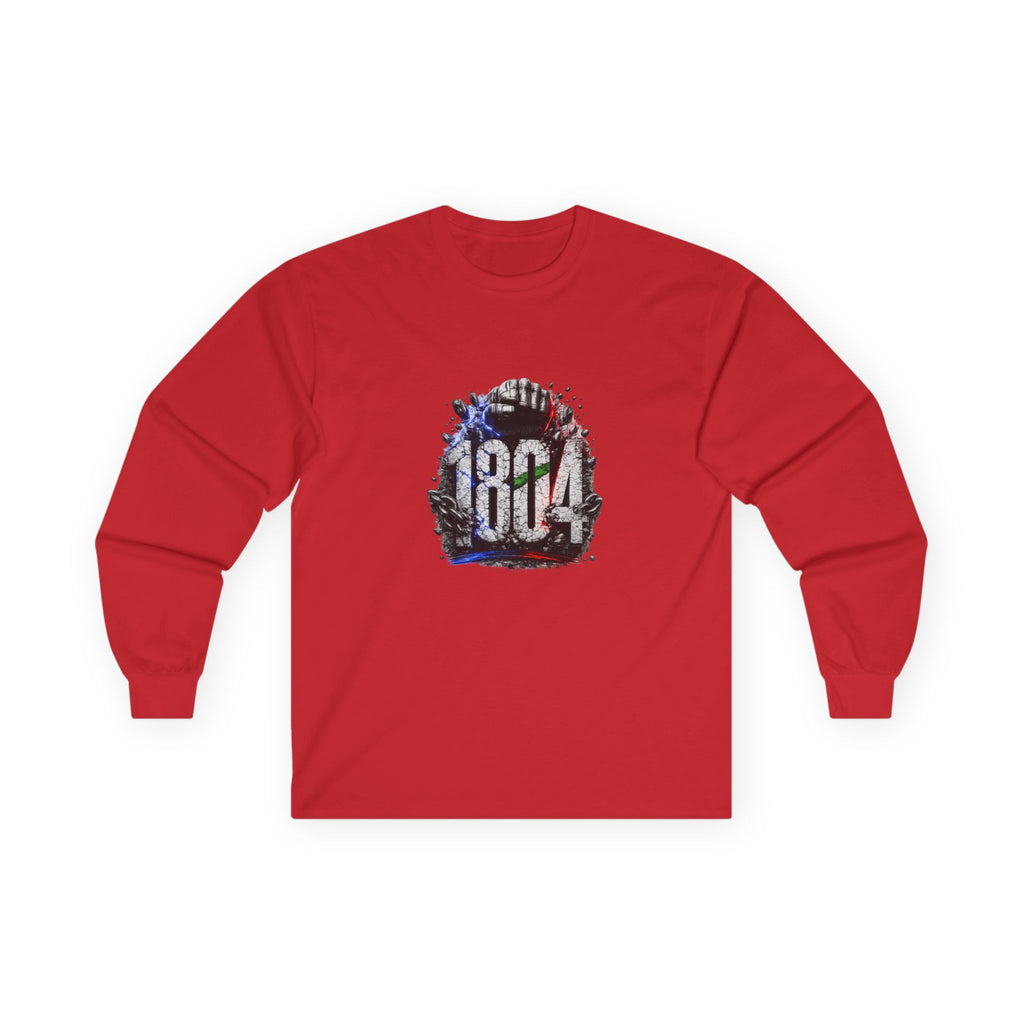 1804 & Fist - Independence | Long-Sleeve Tee | Haiti