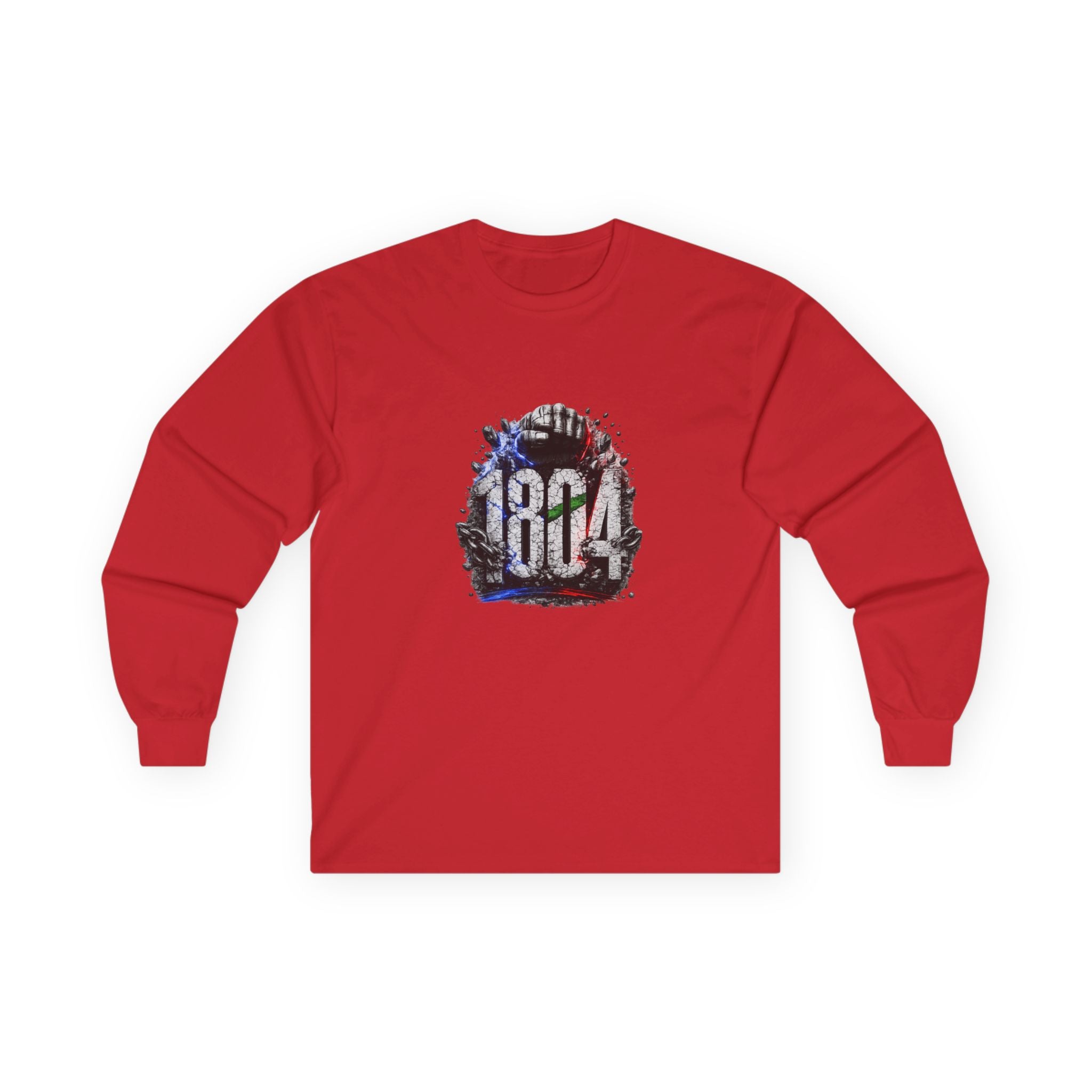 1804 & Fist - Independence | Long-Sleeve Tee | Haiti