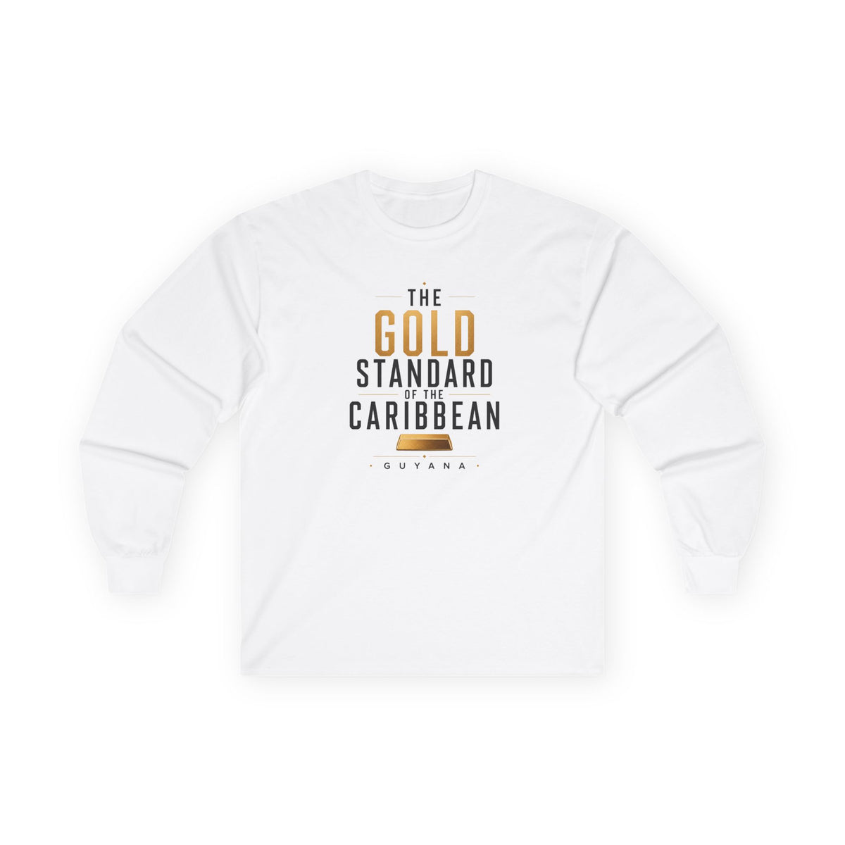 The Gold Standard of the Caribbean | Long-Sleeve Tee | Guyana