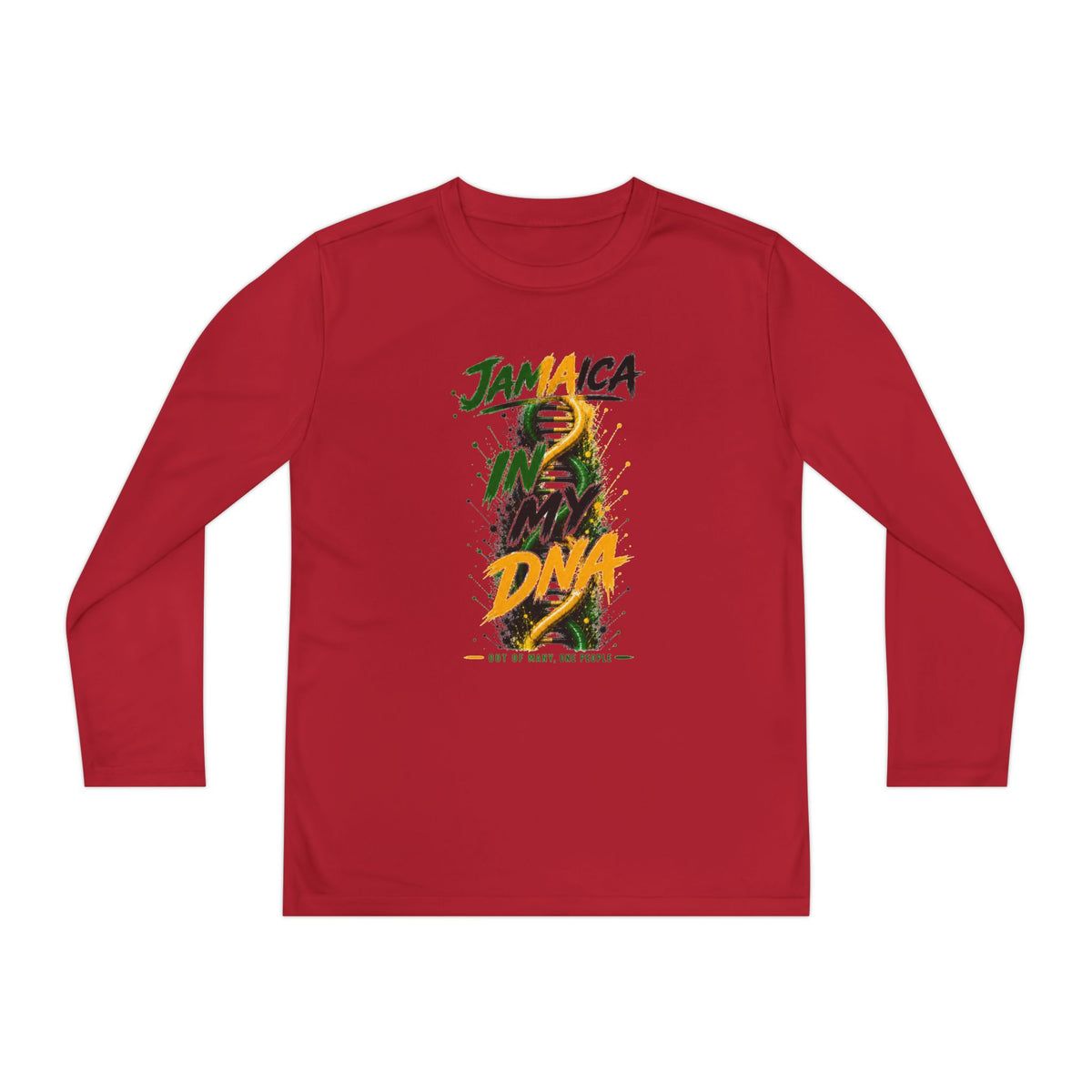 Jamaica in My DNA  Youth Long-Sleeve Tee | Jamaica