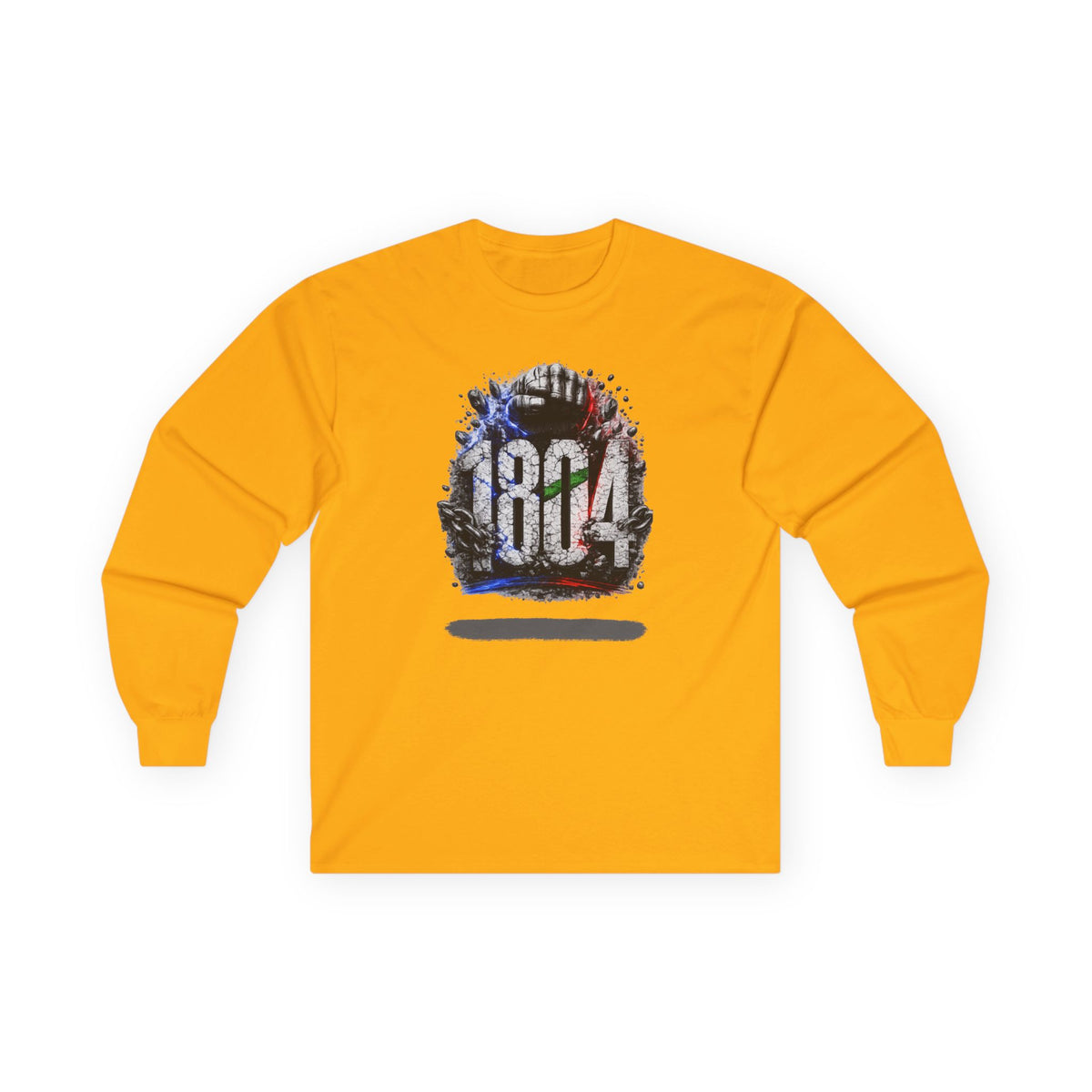 1804 & Fist - Independence | Long-Sleeve Tee | Haiti