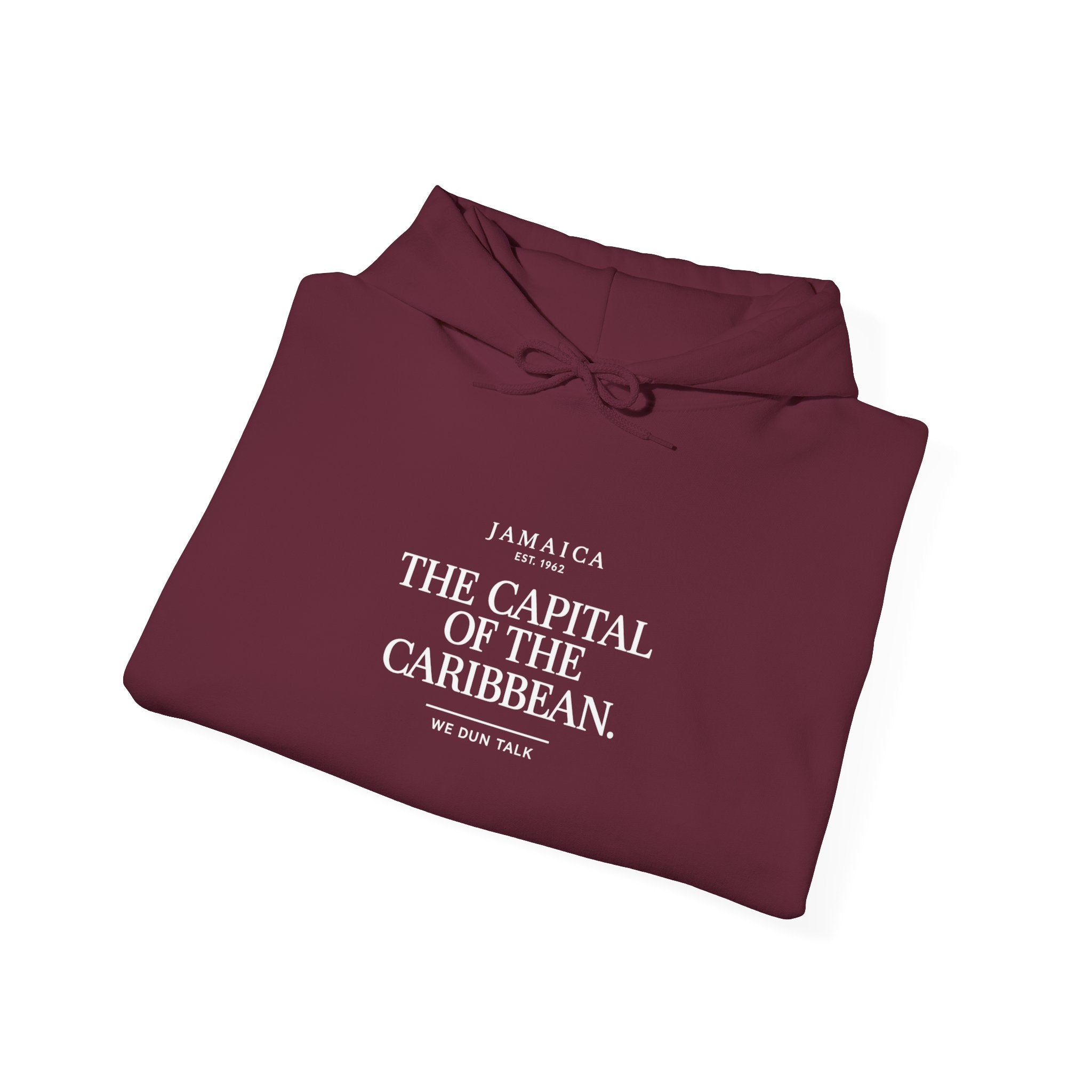 The Capital of the Caribbean —  We Dun Talk | Heavyweight Hoodie | Jamaica