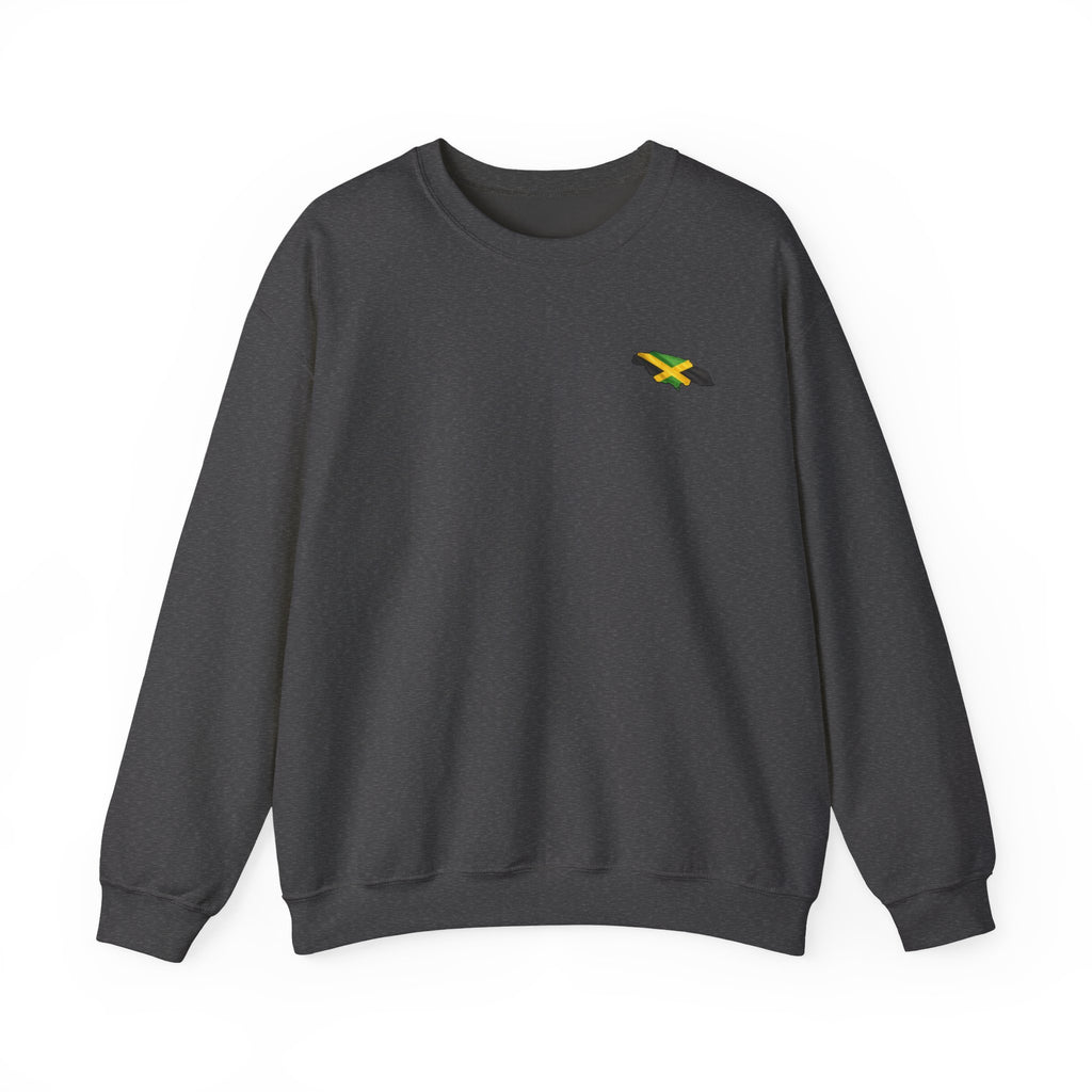 Cock Mouth Kill Cock - Jamaican Proverb | Crewneck Sweatshirt | Jamaica