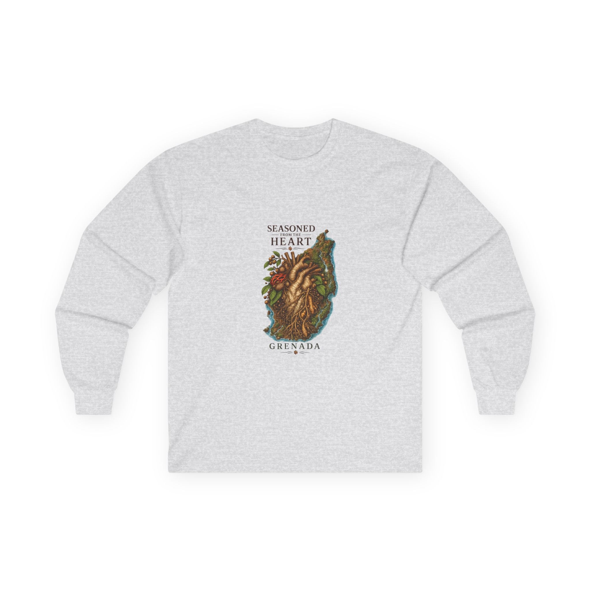 Seasoned from the Heart | Long-Sleeve Tee | Grenada