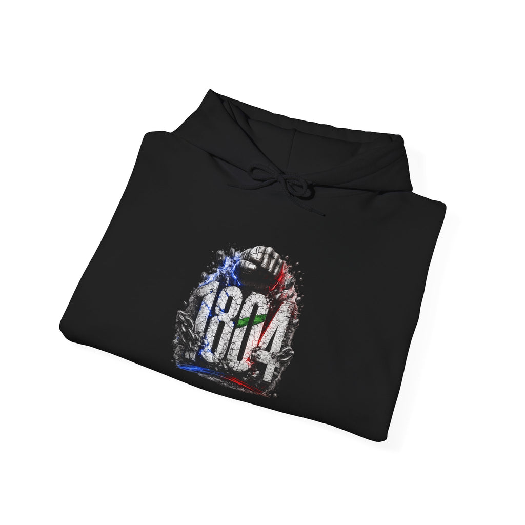 1804 & Fist - Independence | Heavyweight Hoodie | Haiti