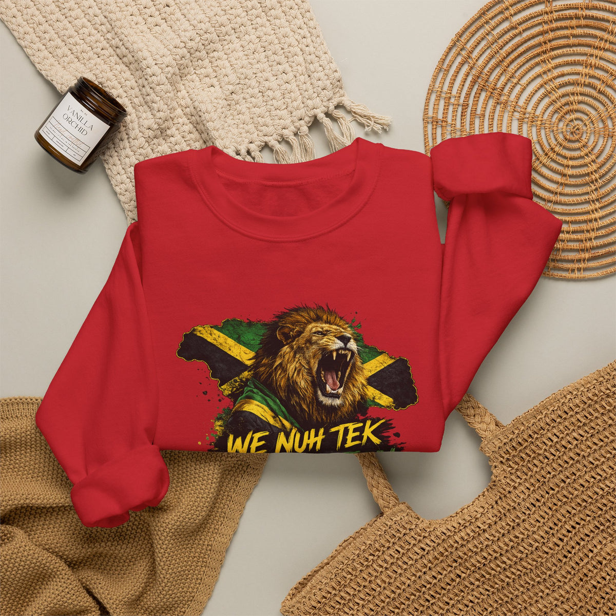 We Nuh Tek Intimidation | Crewneck Sweatshirt | Jamaica