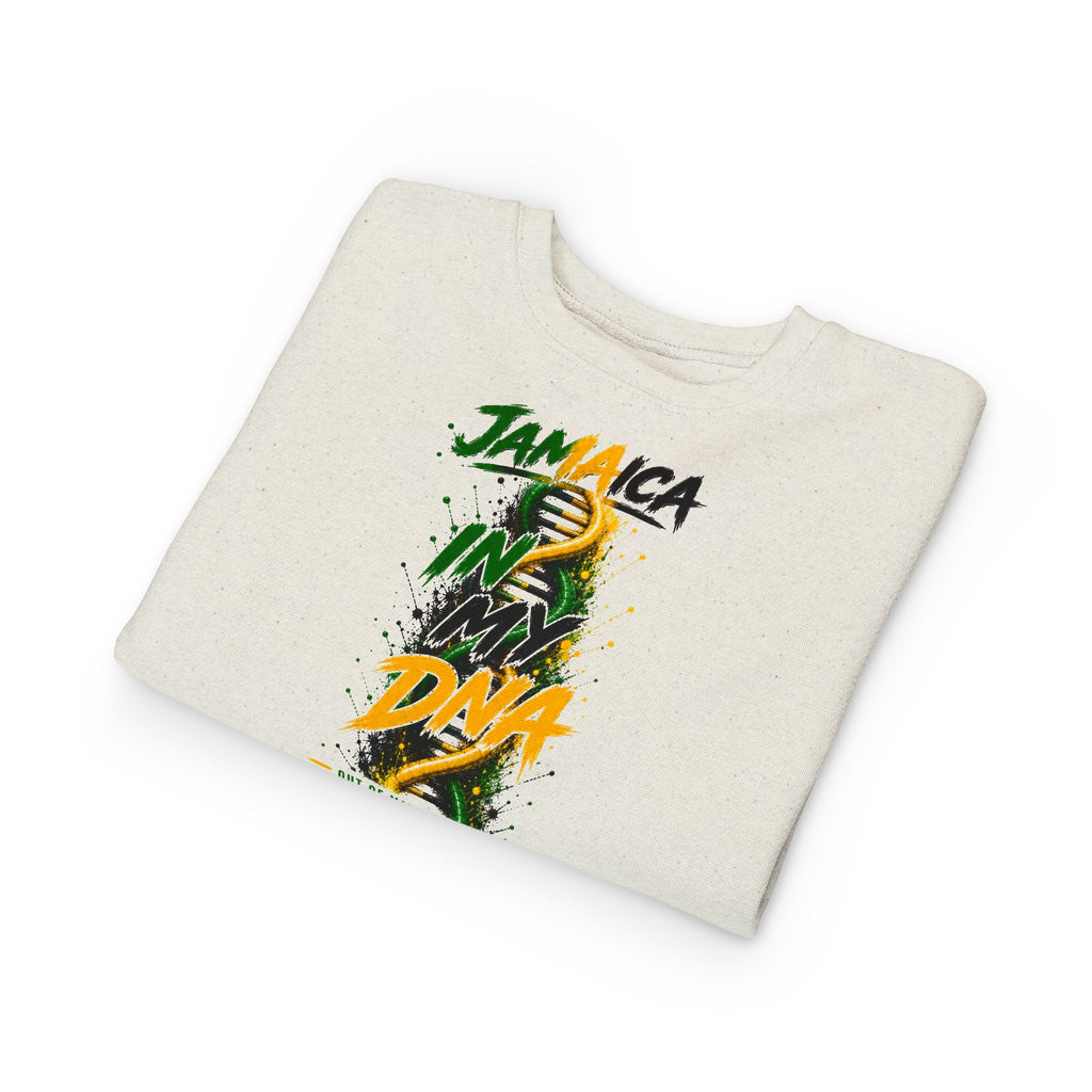 Jamaica In My DNA | Toddler Crewneck Sweatshirt | Jamaica