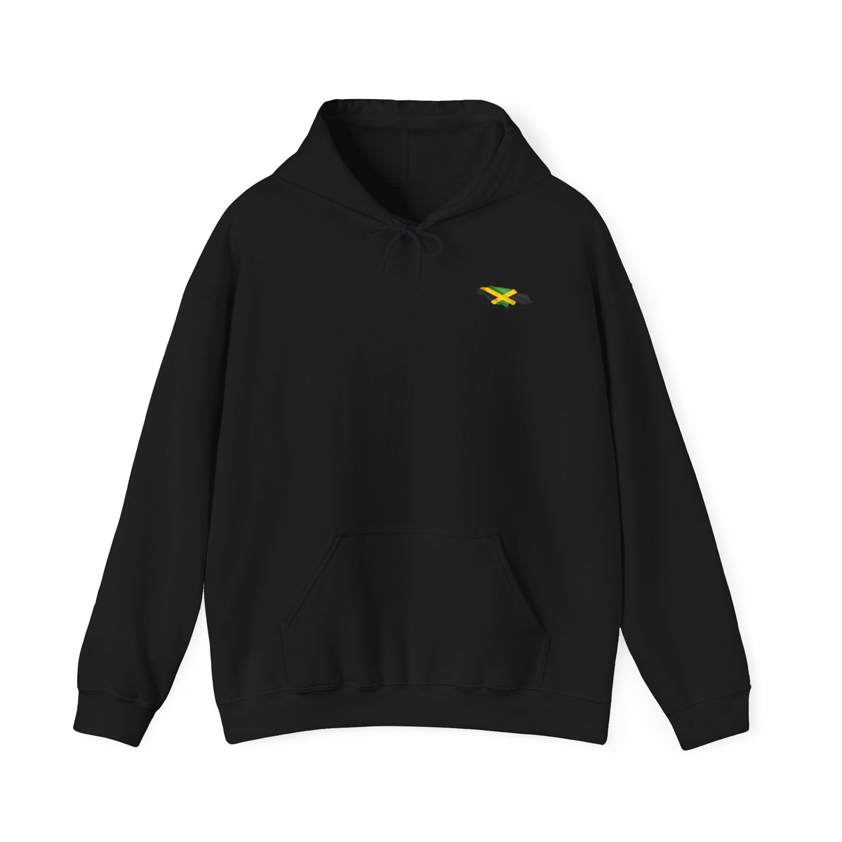 "Chicken Merry ... Hawk Deh Near" - Jamaican Proverb | Heavyweight Hoodie | Jamaica