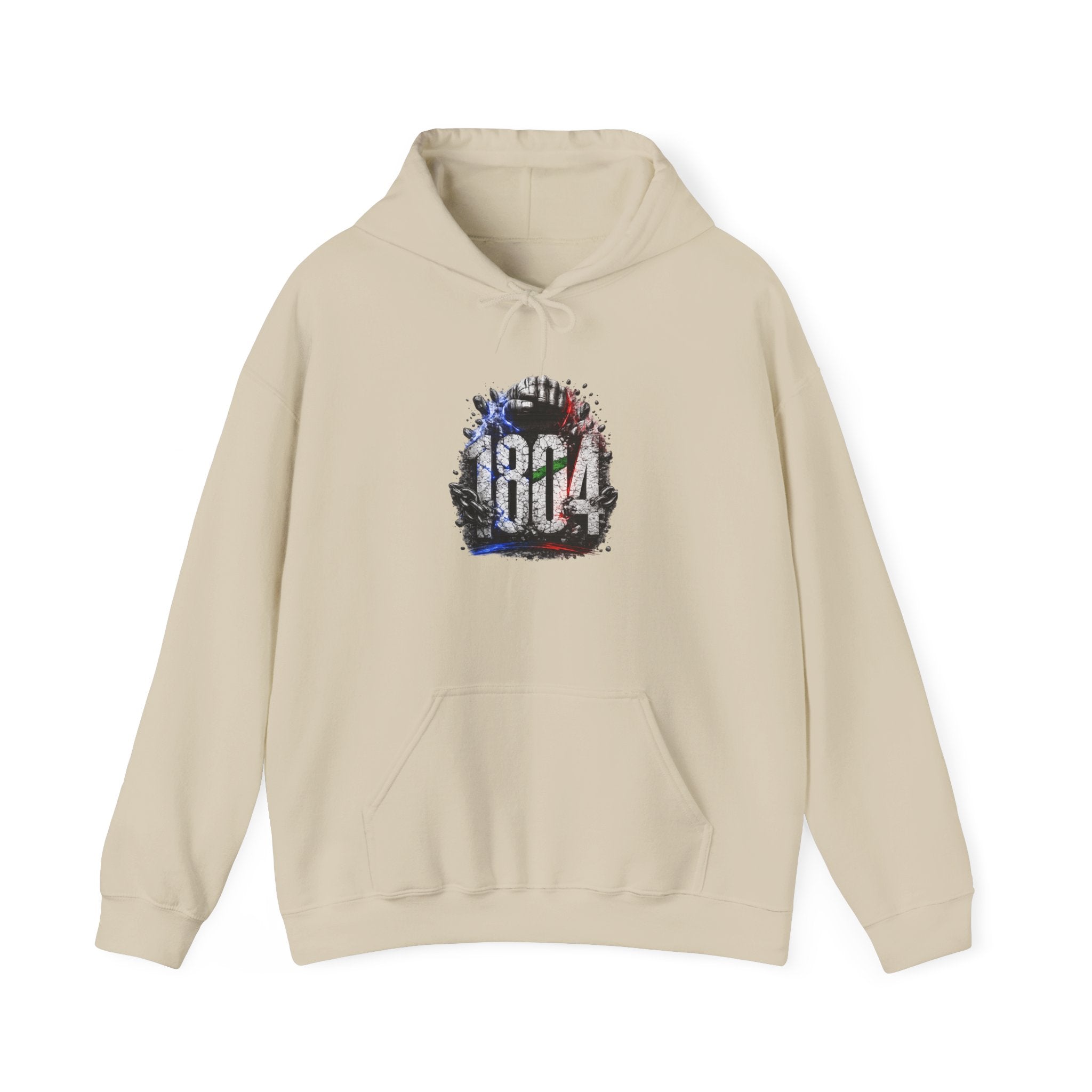 1804 & Fist - Independence | Heavyweight Hoodie | Haiti