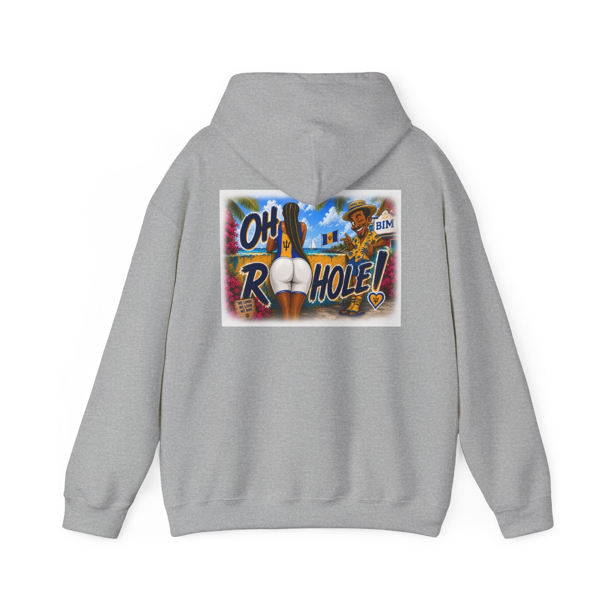 "Oh R...Hole!" | Heavyweight Hoodie | Barbados
