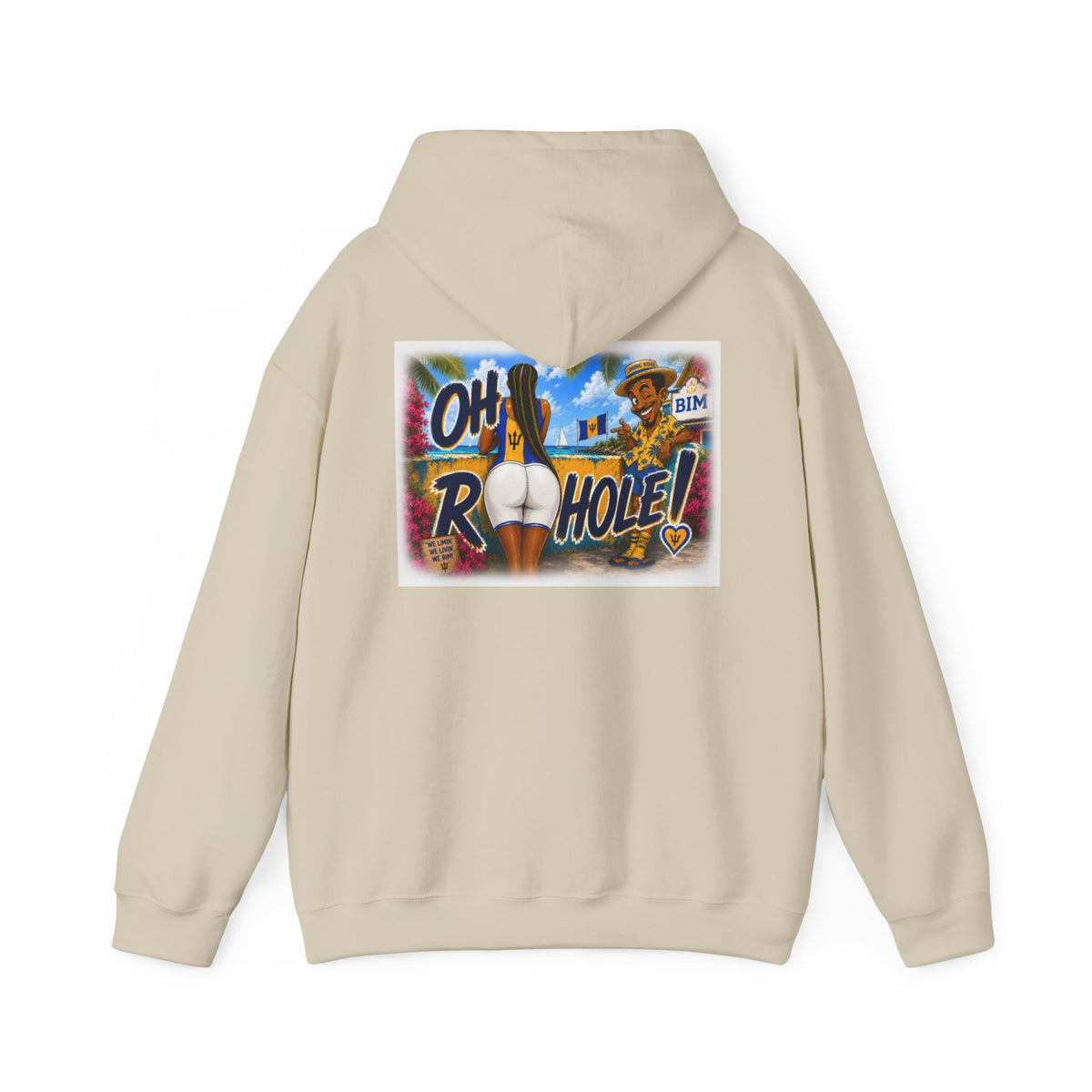"Oh R...Hole!" | Heavyweight Hoodie | Barbados