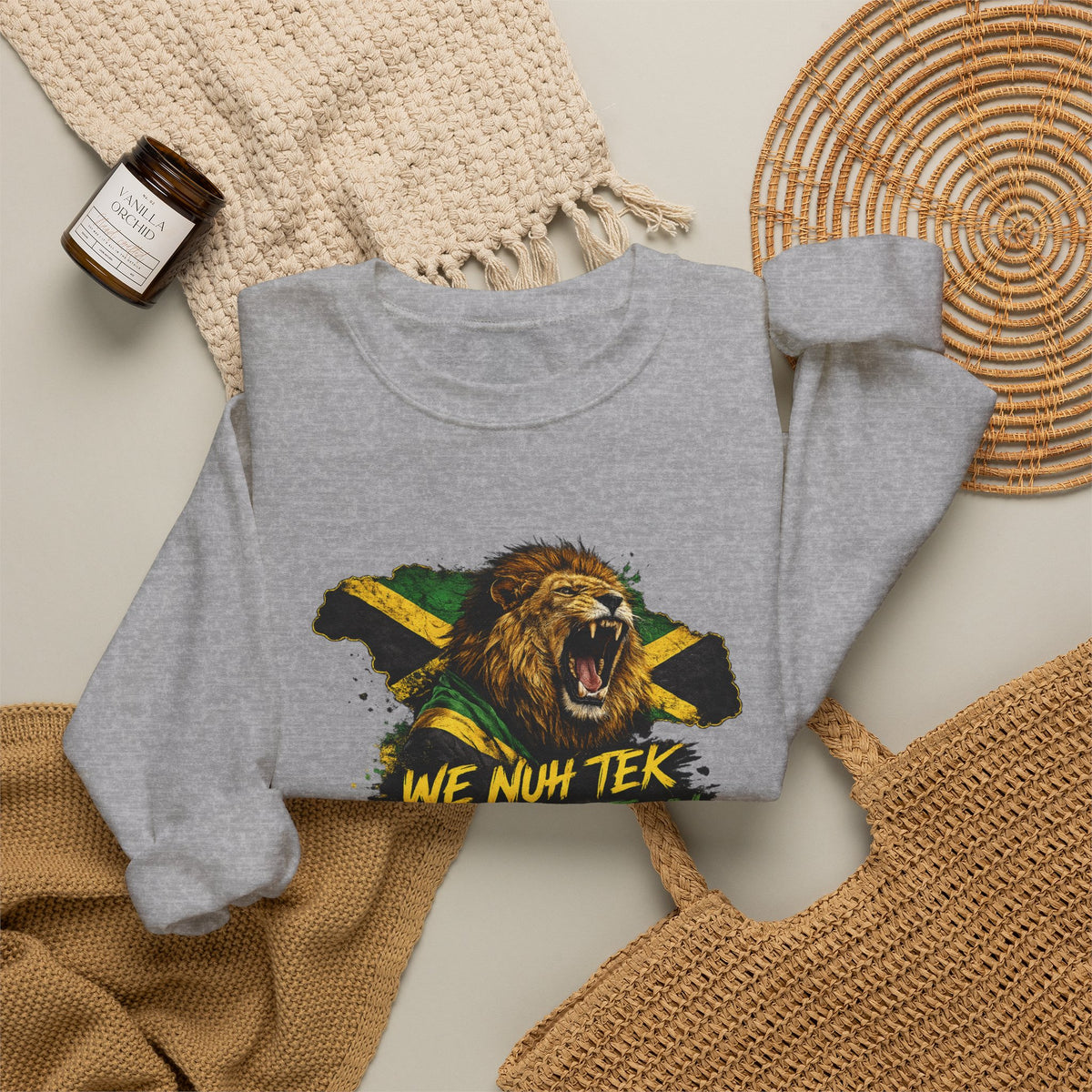 We Nuh Tek Intimidation | Crewneck Sweatshirt | Jamaica
