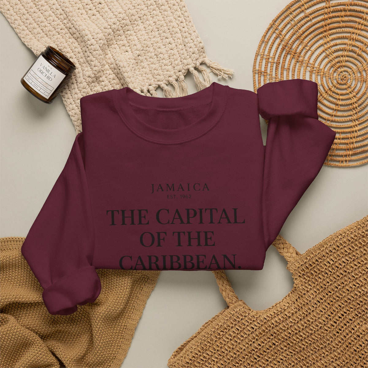 The Capital of the Caribbean - Argue With You | Crewneck Sweatshirt | Jamaica